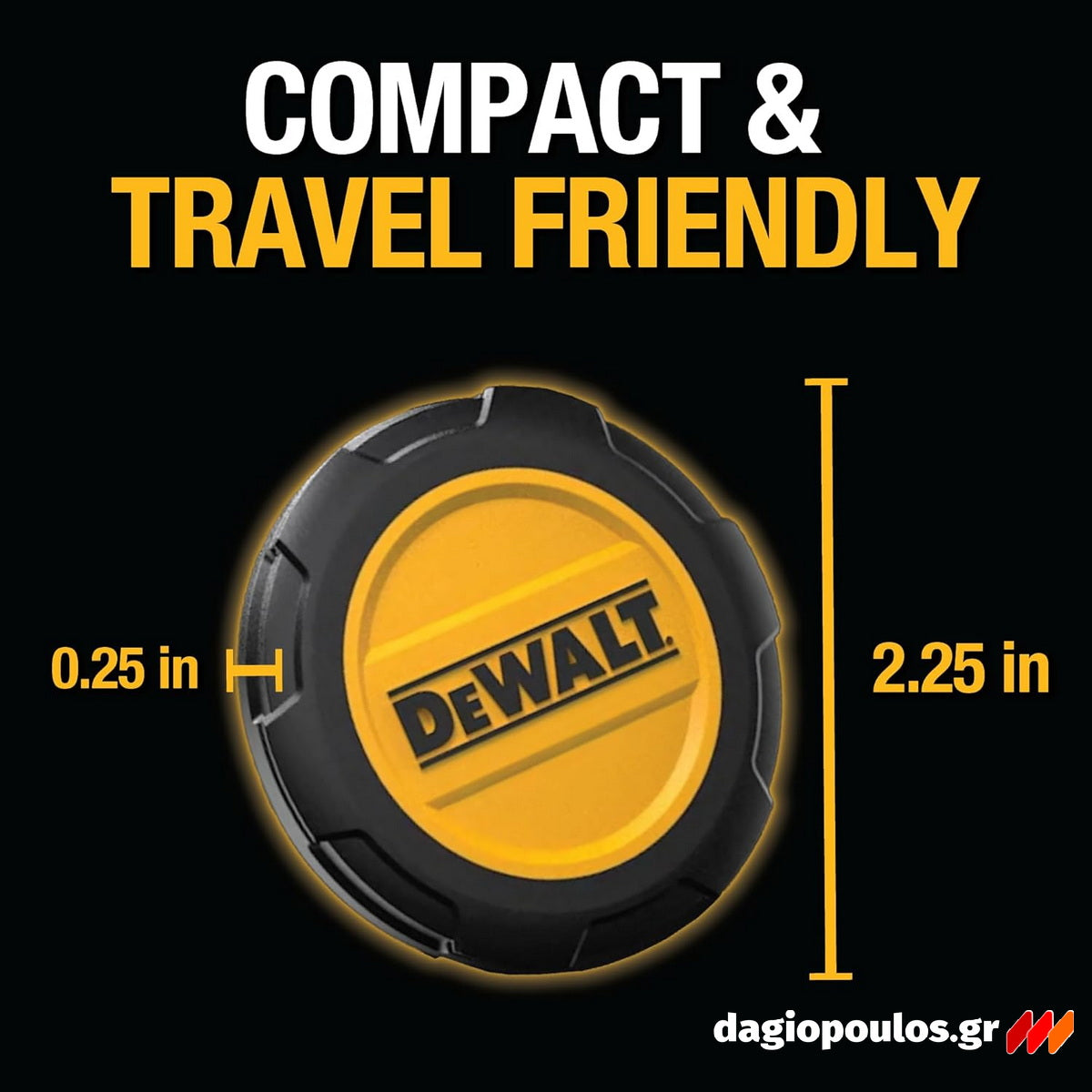 DeWalt 1410006DWG Ασύρματος Φορτιστής Με Καλώδιο Type-C σε Type-C 100W 1.2mtr