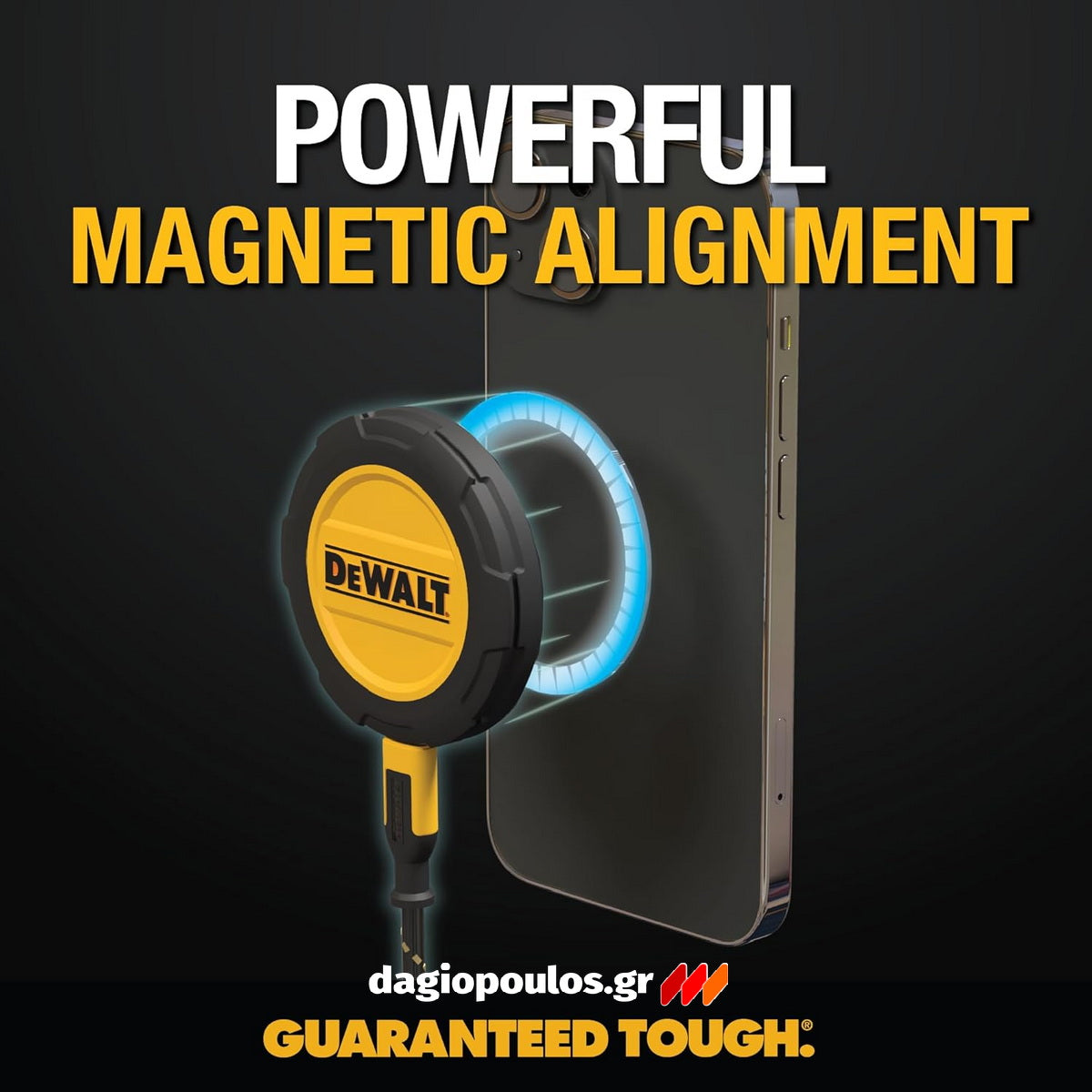 DeWalt 1410006DWG Ασύρματος Φορτιστής Με Καλώδιο Type-C σε Type-C 100W 1.2mtr