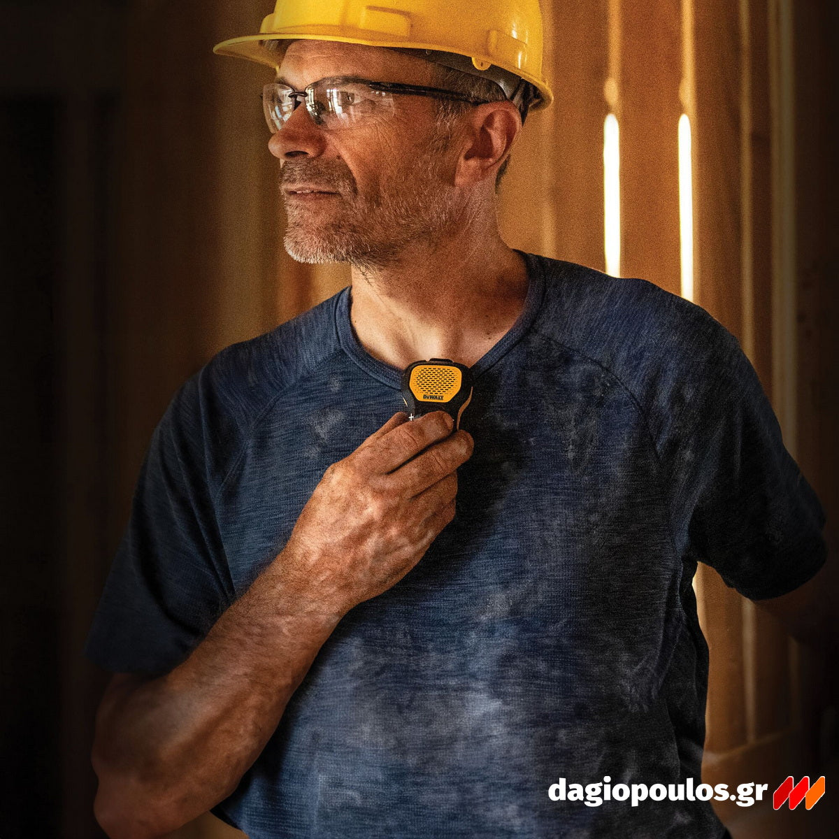 DeWalt 1901148DWG Φορετό Ηχείο Bluetooth με Κλιπ & Μαγνήτη PRO