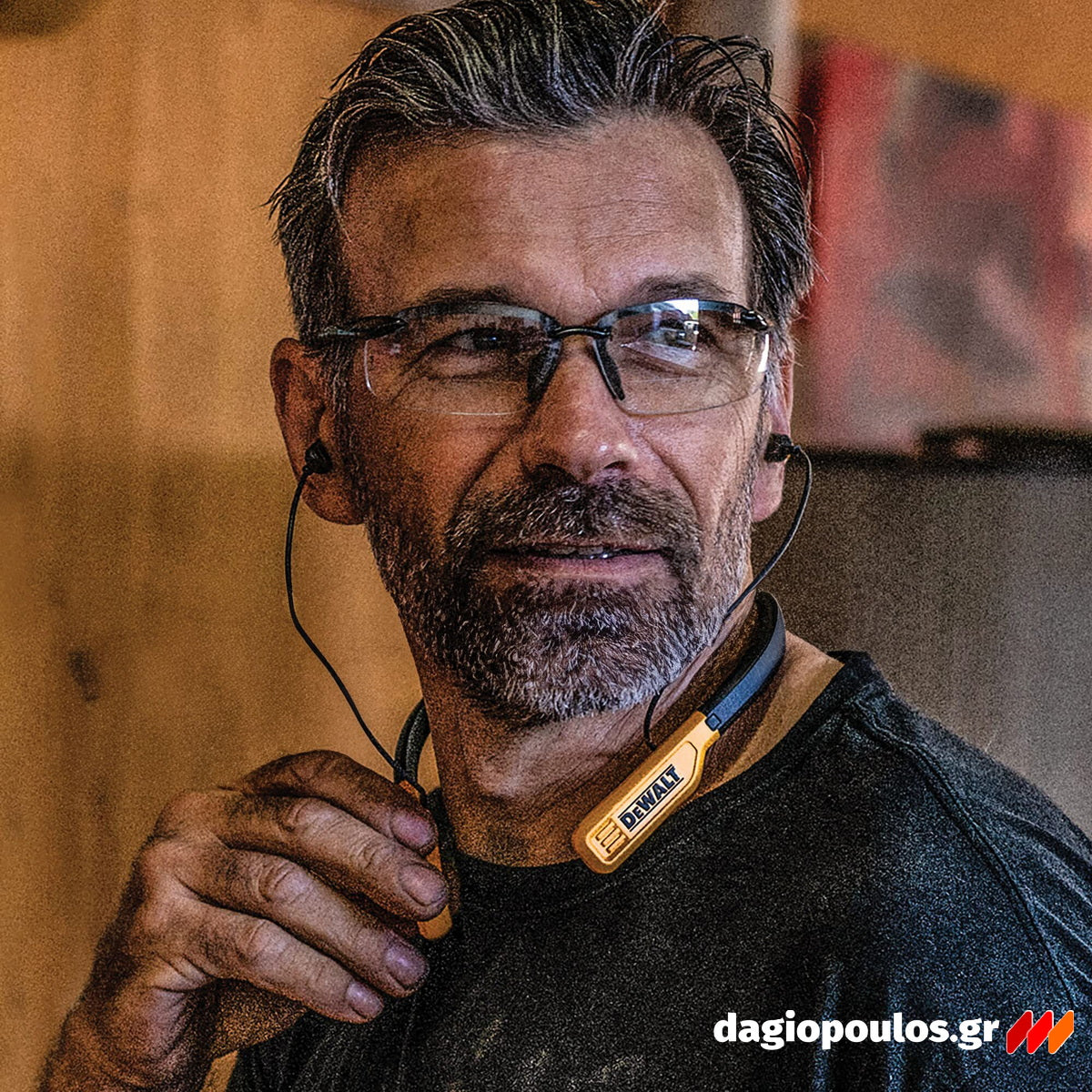 DeWalt 1902091DWG Bluetooth Ασύρματα Ακουστικά Λαιμού PRO