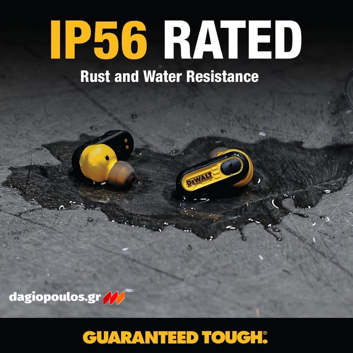 DeWalt 1902092DWG Ασύρματα Ακουστικά PRO-X1 Bluetooth με Θήκη Φόρτισης