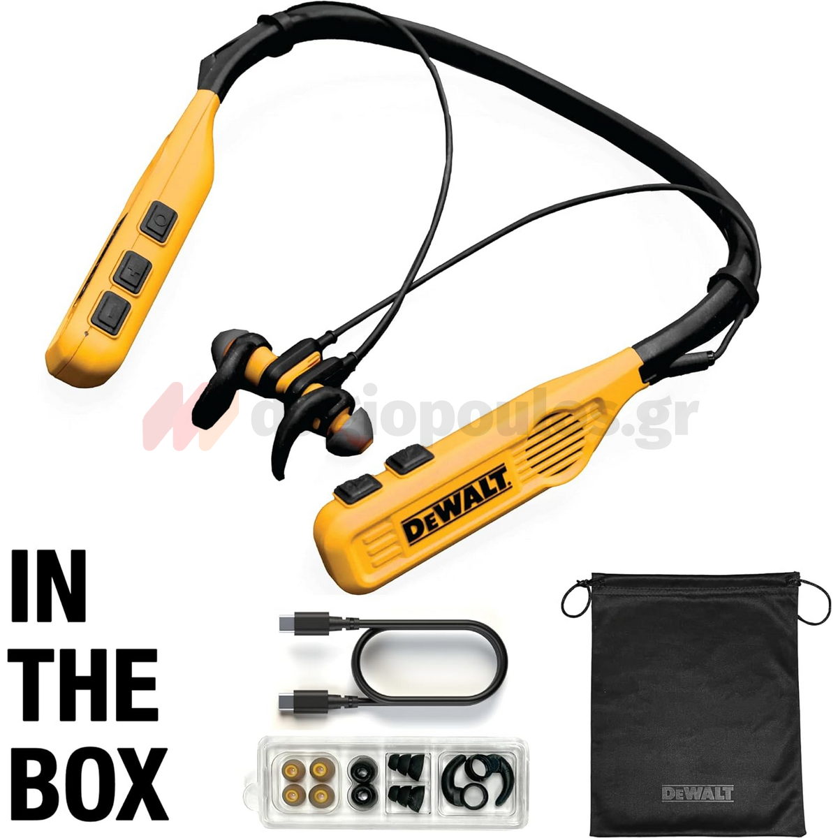 DeWalt 1902093DWG Ασύρματα Ακουστικά Pro Max με Στήριξη Λαιμού