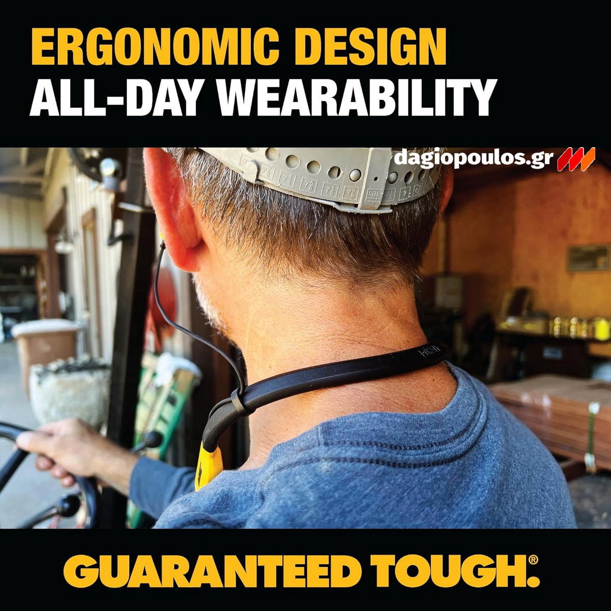 DeWalt 1902093DWG Ασύρματα Ακουστικά Pro Max με Στήριξη Λαιμού