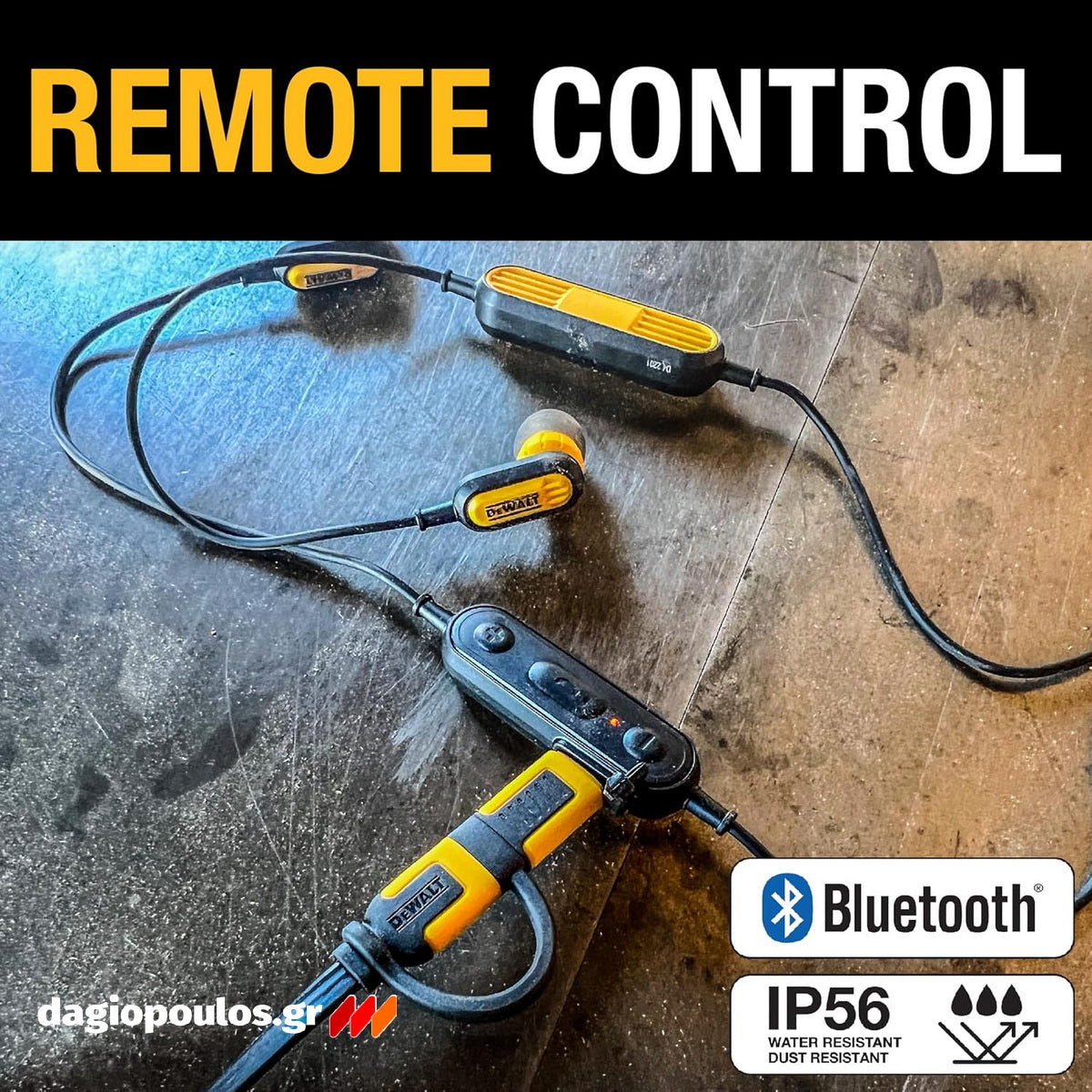 DeWalt 1909935DWG Ασύρματα In‑Ear Ακουστικά Bluetooth