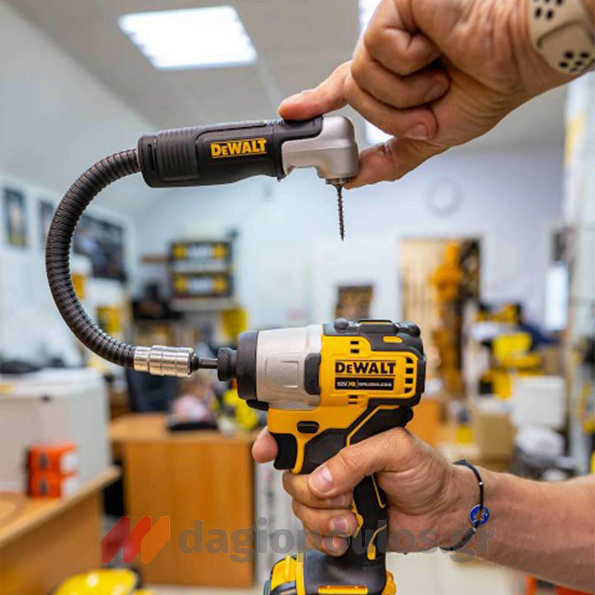 DeWalt DT20502-QZ Γωνιακή Κεφαλή - Τσοκ Με Προέκταση