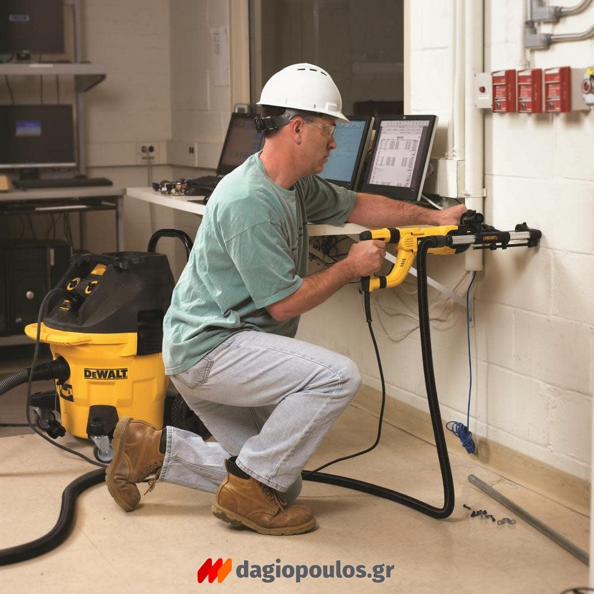 DeWalt D25301D-XJ Αναρροφητήρας (Απορροφητήρας) - Εξαγωγέας Σκόνης Για Δράπανα SDS