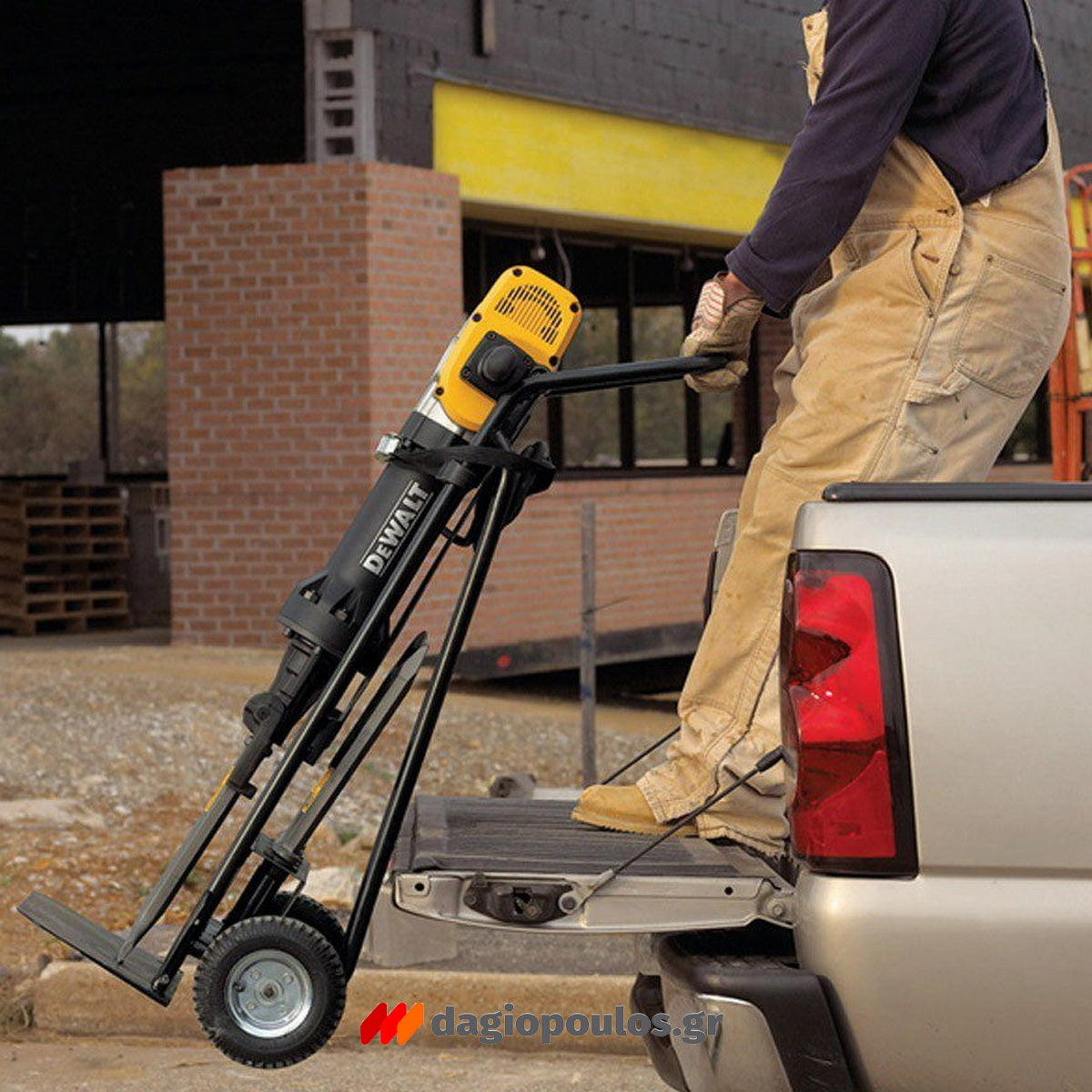 DeWalt D25981K-QS Κατεδαφιστικό Σκαπτικό Πνευματικό Πιστολέτο 2100W 62J 31kgr Με Καρότσι Μεταφοράς