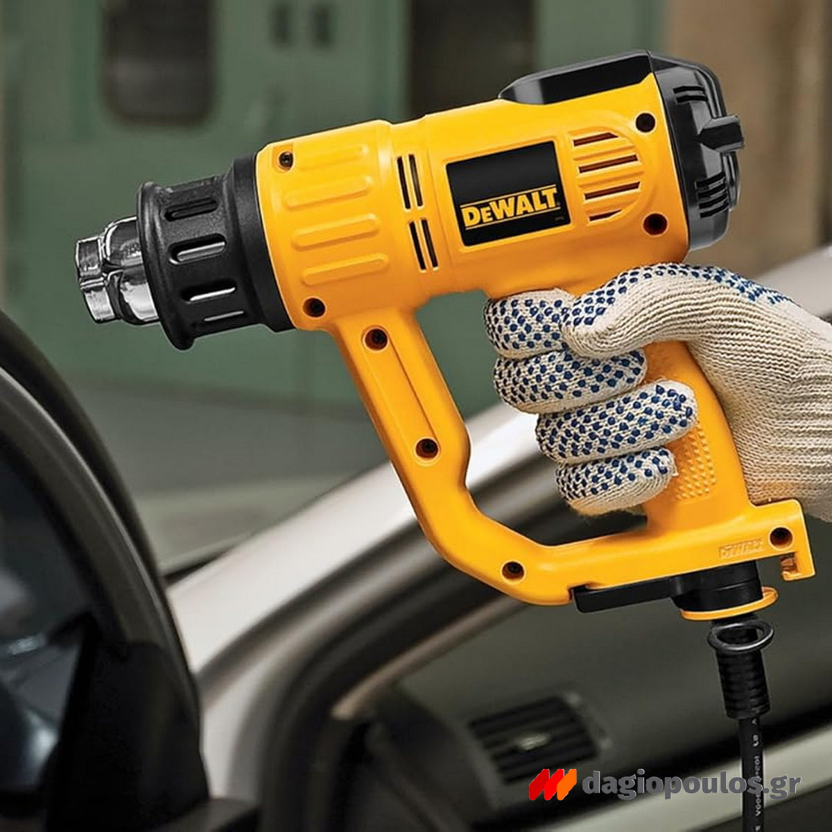 DeWalt D26414-GB Ηλεκτρικό Πιστόλι Θερμού Αέρα Με Ψηφιακή Οθόνη 2000W Ρυθμιζόμενο