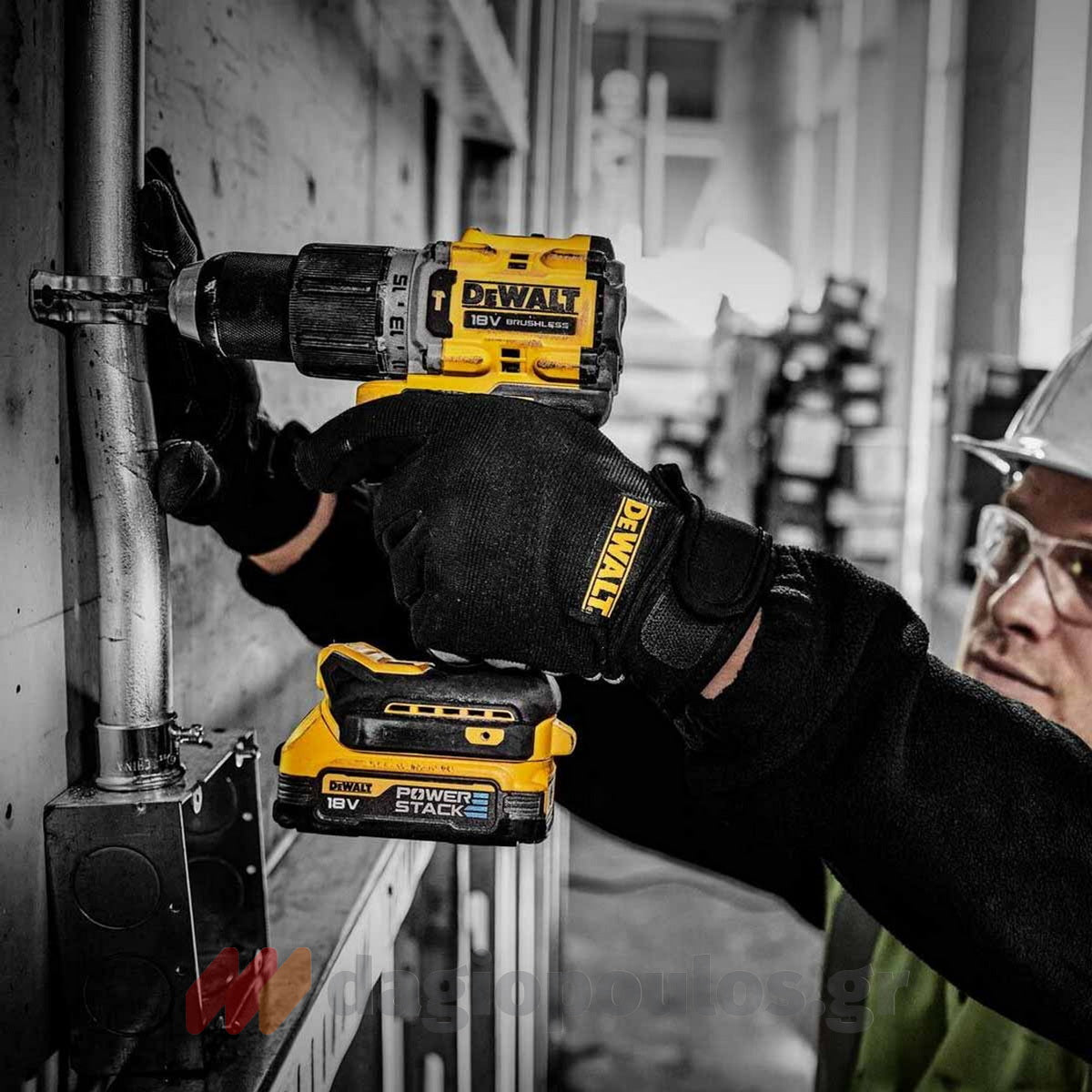 DeWalt DCB1102Ε2-QW Συλλογή Φορτιστής DCB1102 12-18V Με 2 Μπαταρίες DCBP034 18V Li-Ion Powerstack 1.7Ah