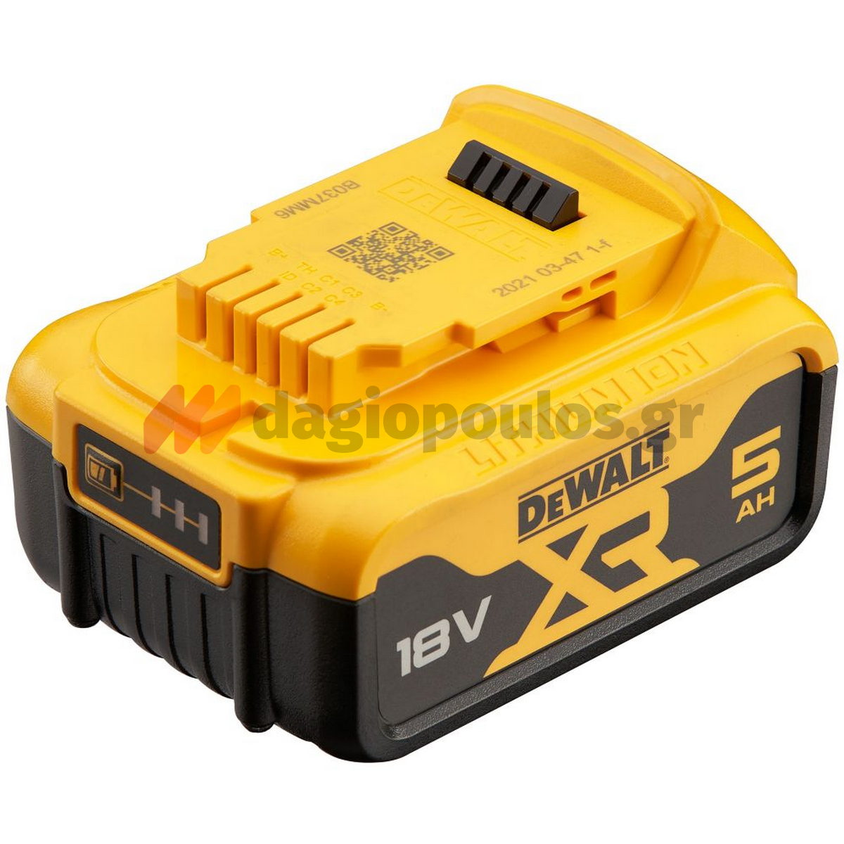 DeWalt DCB1104P2-QW Συλλογή Φορτιστής DCB1104 12-18V Με 2 Μπαταρίες DCB184 18V Li-Ion 5.0Ah
