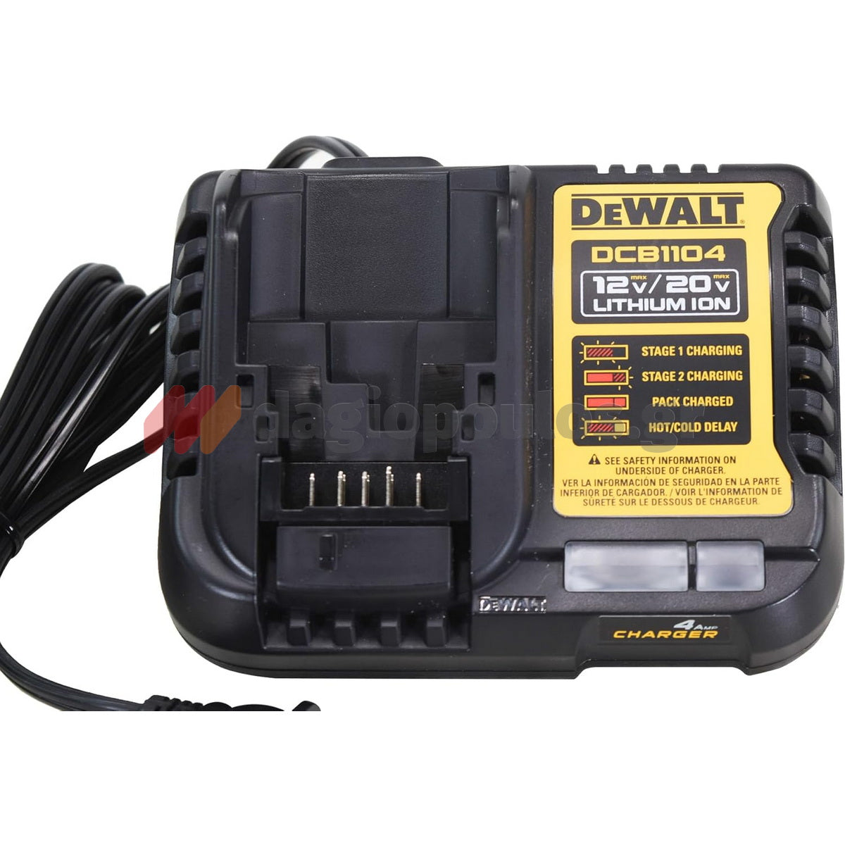 DeWalt DCB1104-QW Φορτιστής Μπαταριών 12-18V Li-Ion Powerstack