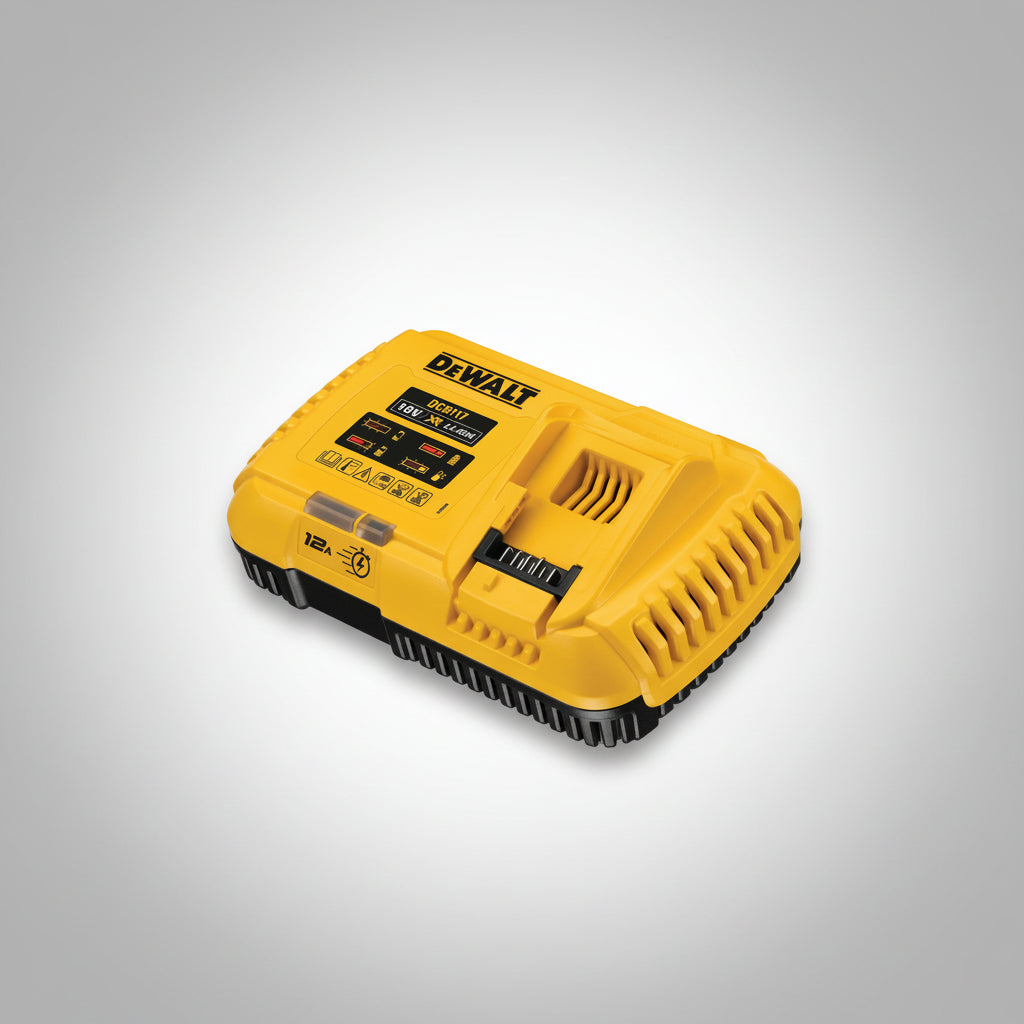 DeWalt DCB117-QW Ταχυφορτιστής Μπαταριών XR Flexvolt Powerstack 12Α 10.8-12-14.4-18V Li-Ion