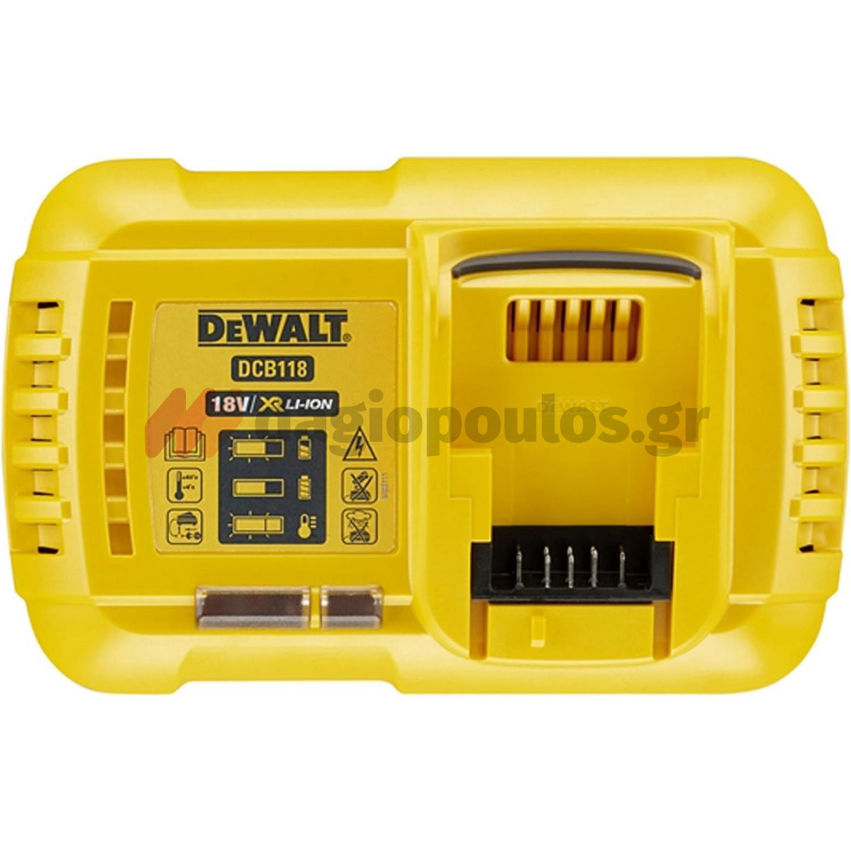 Dewalt DCB118T2-QW Συλλογή Φορτιστής DCB118T2 XR Flexvolt 8Α 18-54V Με 2 Μπαταρίες 6.0Ah Flexvolt
