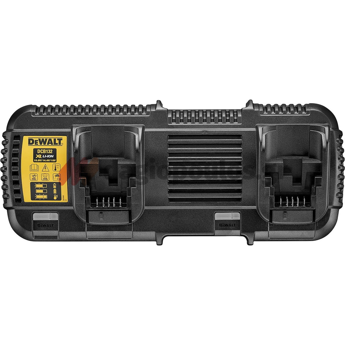 DeWalt DCB132T2-QW Σετ Ταχυφορτιστής Διπλής Θύρας DCB132 XR FLEXVOLT 18-54V 4A Με 2 Μπαταρίες DCB546 18V-54V Li-Ion XR Flexvolt 6.0Αh
