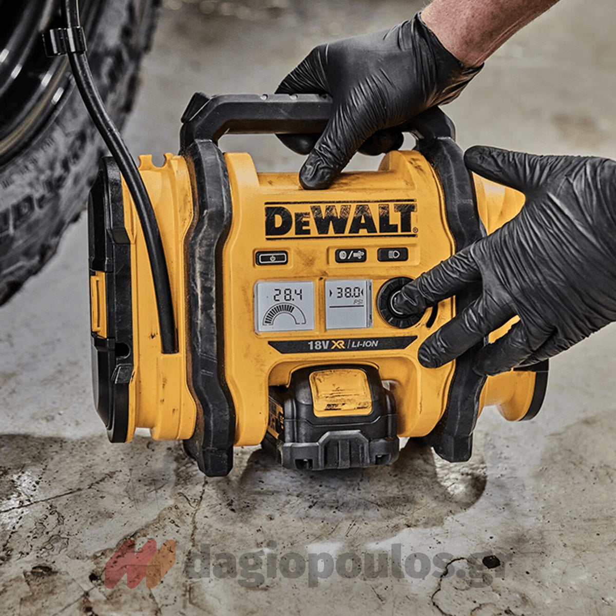 DeWalt DCC018N-XJ Αεροσυμπιεστής 3 Πηγών (Xωρίς Καλώδιο 230V και Μπαταρία) SOLO