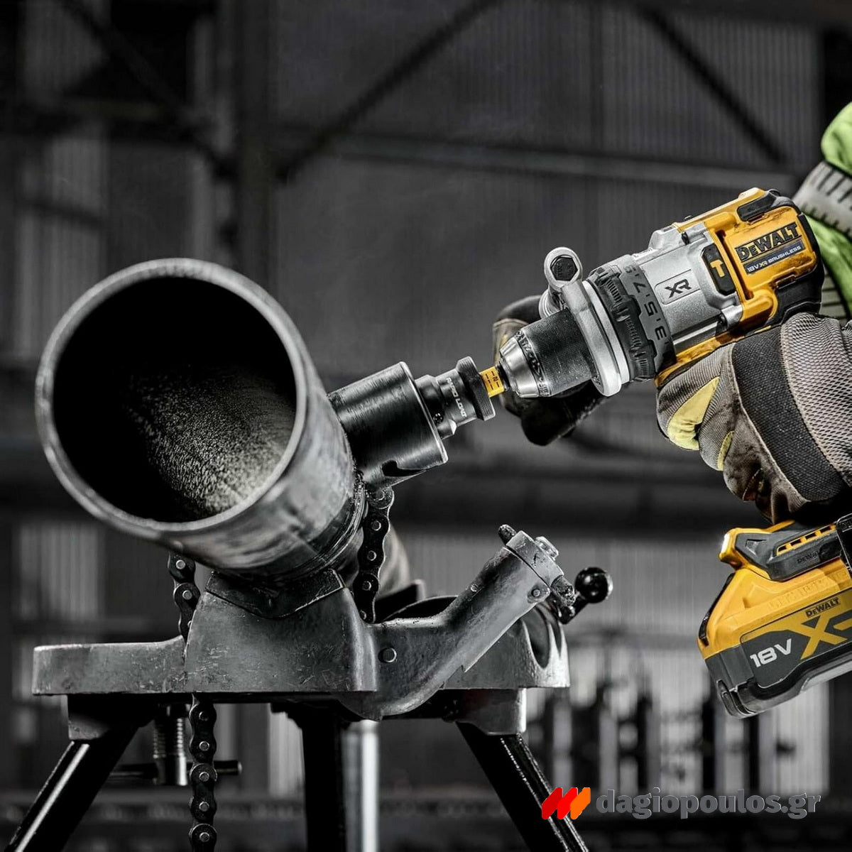 DeWalt DCD1007NT-XJ Brushless Δραπανοκατσάβιδο Κρουστικό Μπαταρίας 18V Li-Ion SOLO Με Βαλίτσα T-Stak