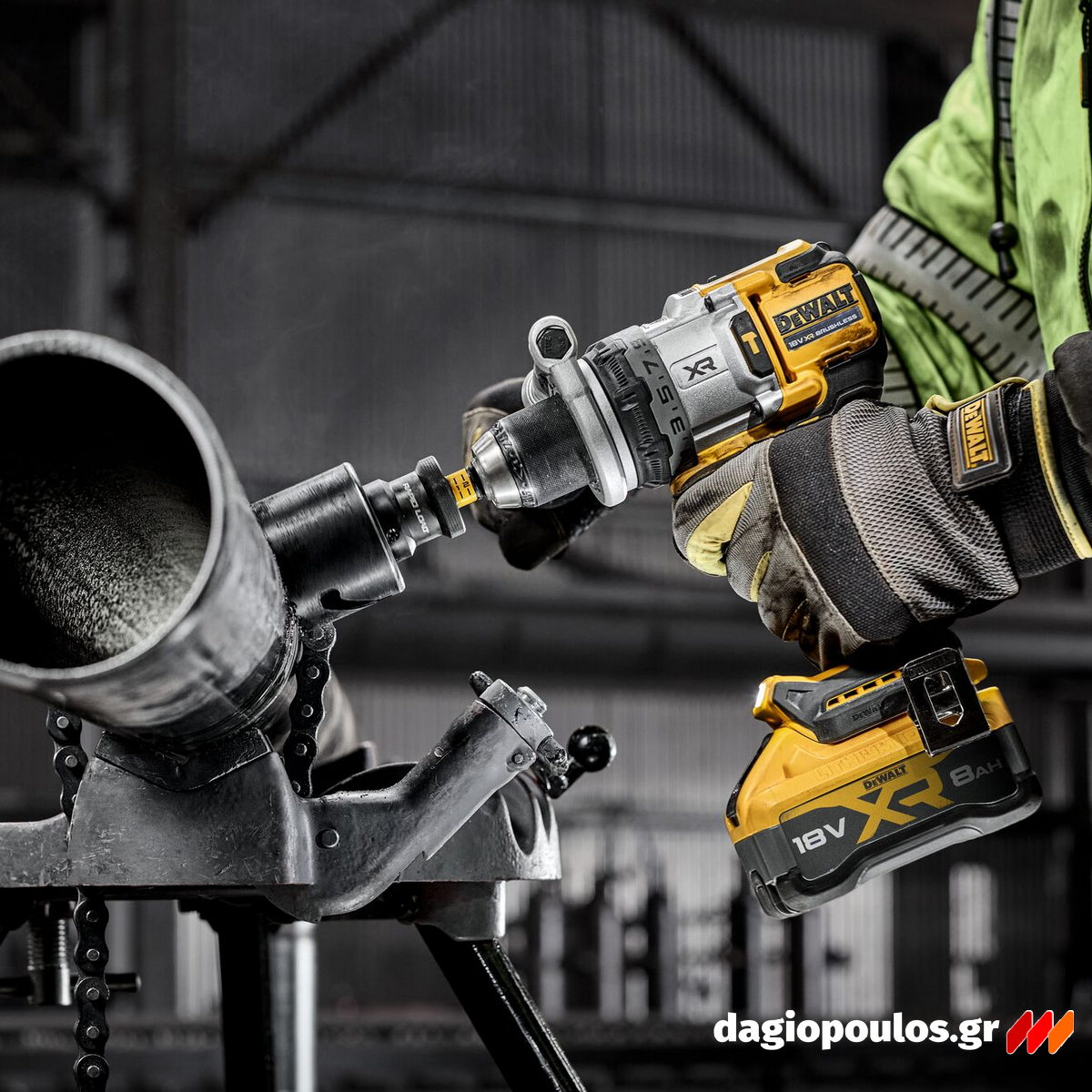 DeWalt DCD1007WW1T-QW Brushless Δραπανοκατσάβιδο Κρουστικό Μπαταρίας 18V Li-Ion Με Μπαταρία 8.0Ah - Φορτιστή - Βαλίτσα T-Stak