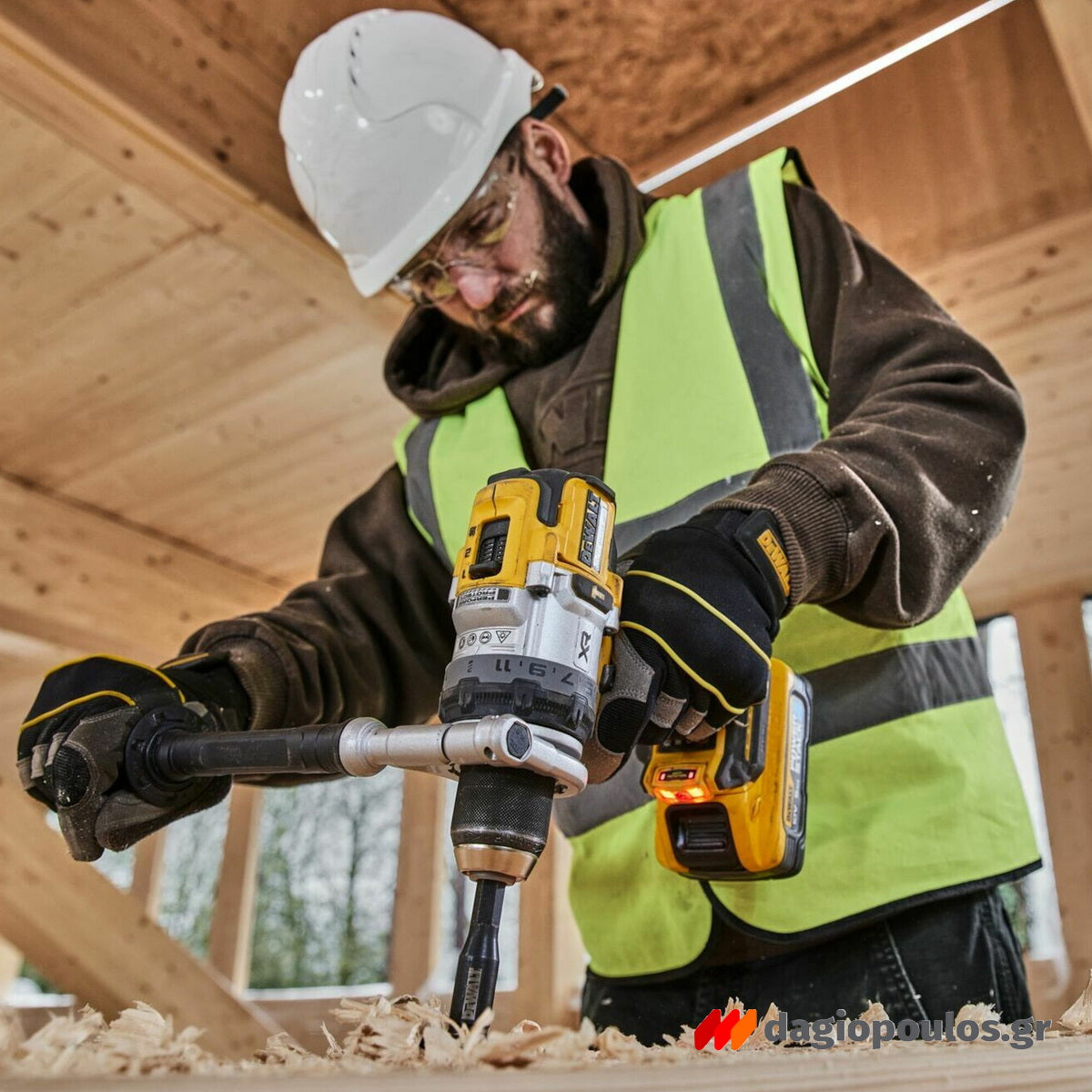 DeWalt DCD1007NT-XJ Brushless Δραπανοκατσάβιδο Κρουστικό Μπαταρίας 18V Li-Ion SOLO Με Βαλίτσα T-Stak