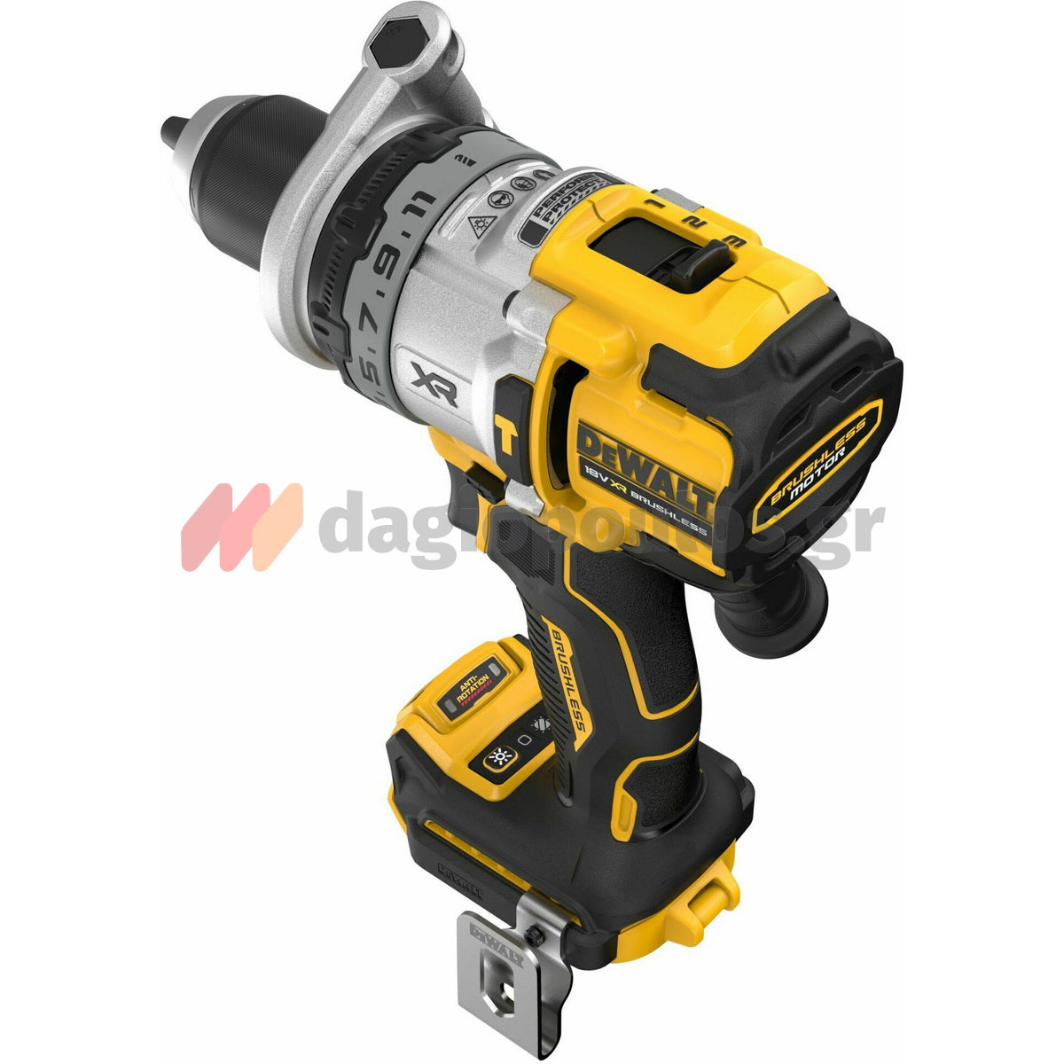 DeWalt DCD1007NT-XJ Brushless Δραπανοκατσάβιδο Κρουστικό Μπαταρίας 18V Li-Ion SOLO Με Βαλίτσα T-Stak