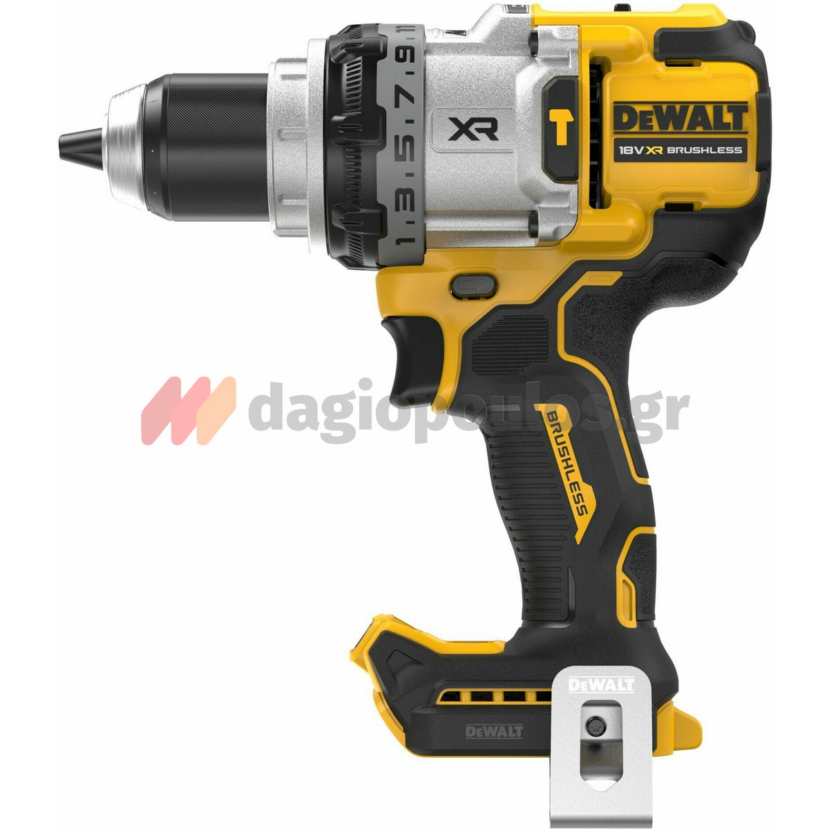 DeWalt DCD1007NT-XJ Brushless Δραπανοκατσάβιδο Κρουστικό Μπαταρίας 18V Li-Ion SOLO Με Βαλίτσα T-Stak