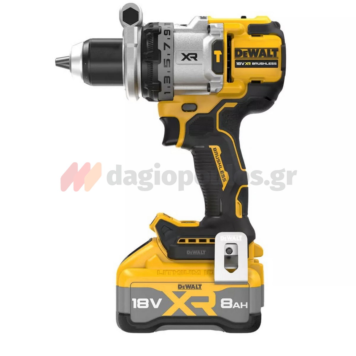 DeWalt DCD1007WW1T-QW Brushless Δραπανοκατσάβιδο Κρουστικό Μπαταρίας 18V Li-Ion Με Μπαταρία 8.0Ah - Φορτιστή - Βαλίτσα T-Stak