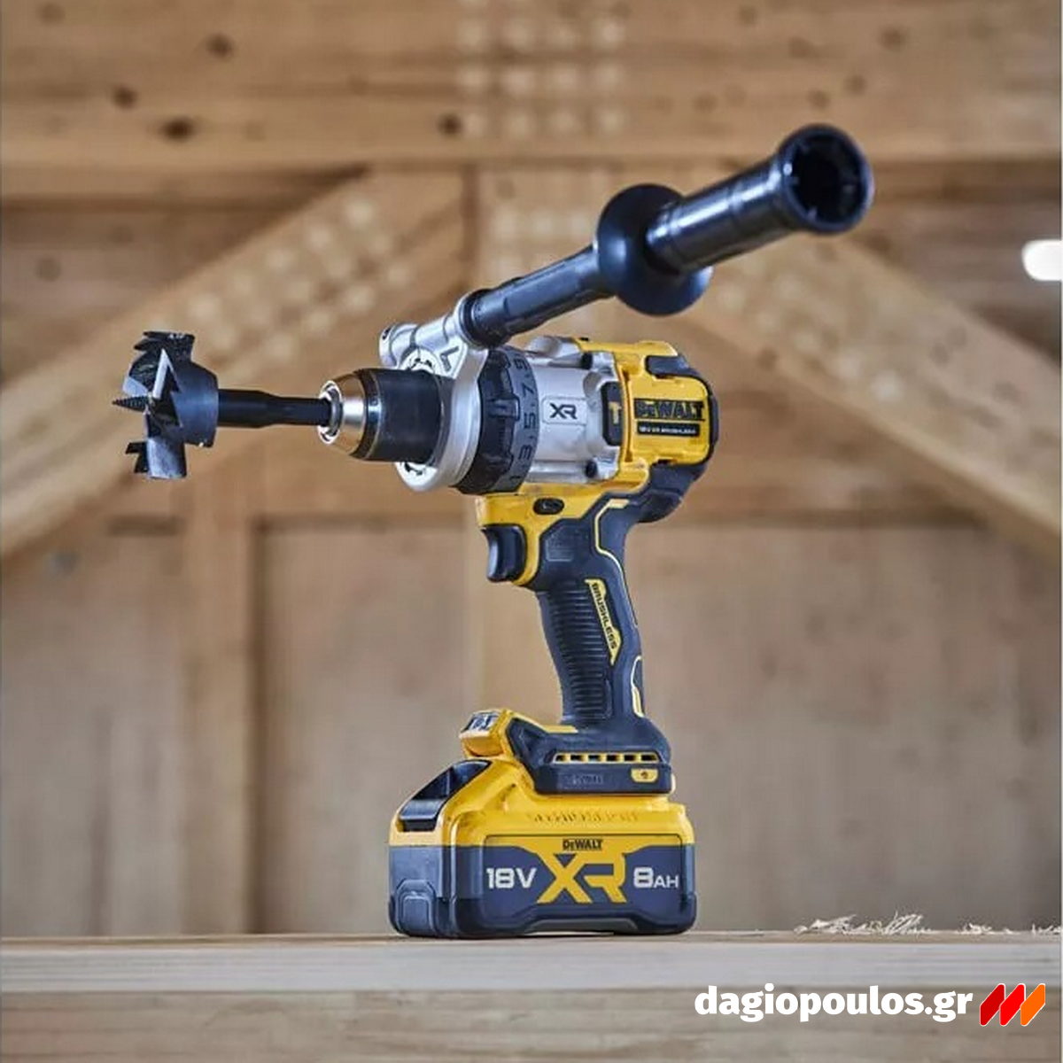 DeWalt DCD1007WW1T-QW Brushless Δραπανοκατσάβιδο Κρουστικό Μπαταρίας 18V Li-Ion Με Μπαταρία 8.0Ah - Φορτιστή - Βαλίτσα T-Stak