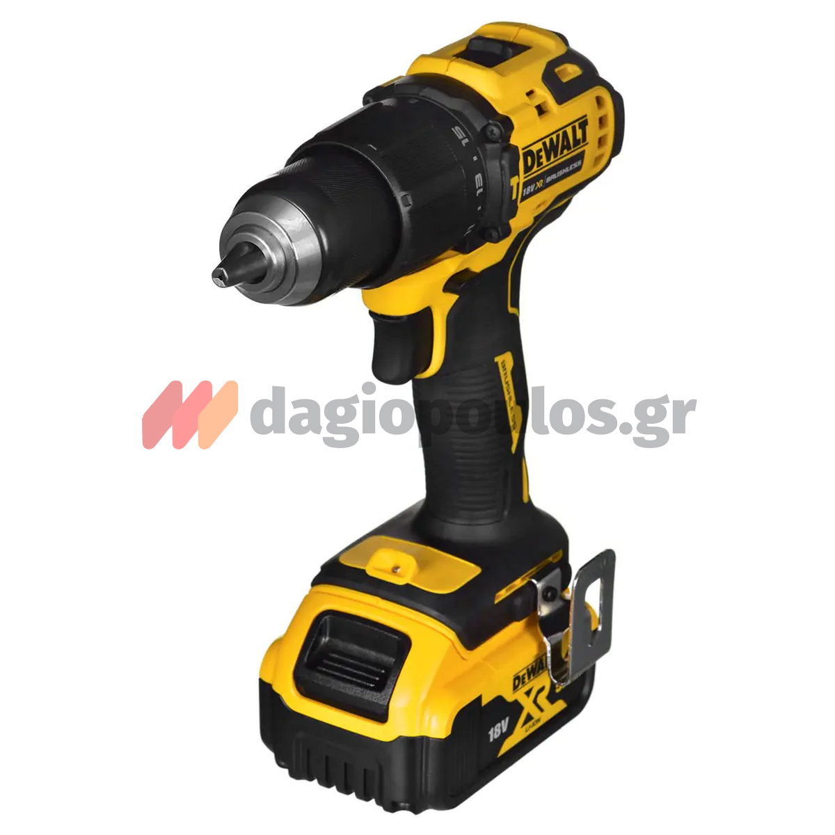 DeWalt DCD709P2T Brushless Κρουστικό Δραπανοκατσάβιδο Μπαταρίας 18V Li-Ion Με 2 Μπαταρίες 5.0Ah & Βαλίτσα T-Stak