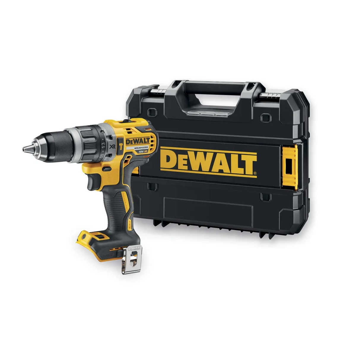 DeWalt DCD796NT-XJ Brushless Κρουστικό Δραπανοκατσάβιδο Μπαταρίας 18V Li-Ion SOLO & Βαλίτσα T-Stak