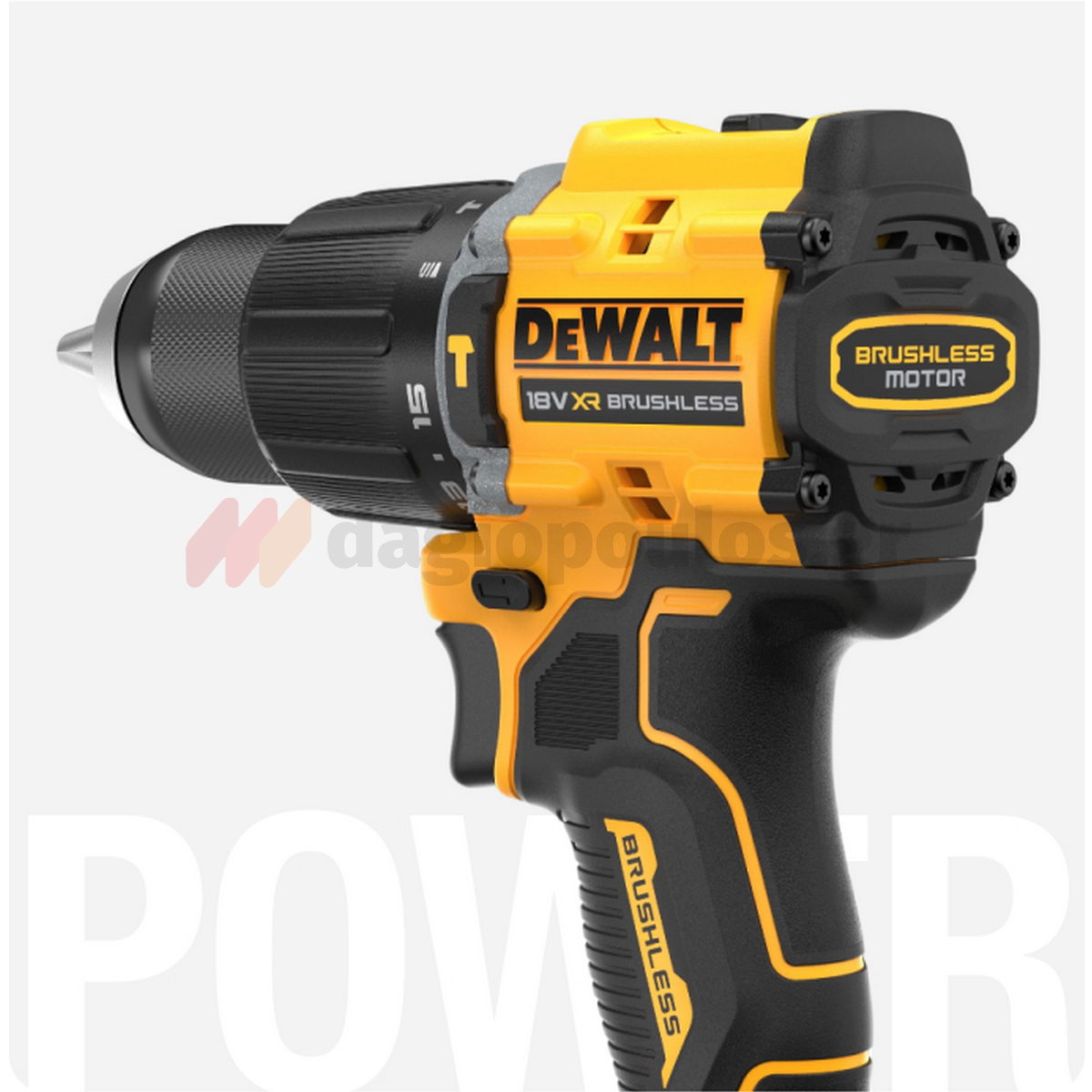 DeWalt DCD799NT-XJ Brushless Κρουστικό Δραπανοκατσάβιδο Μπαταρίας 18V Li-Ion 74Nm Με Βαλίτσα T-Stak
