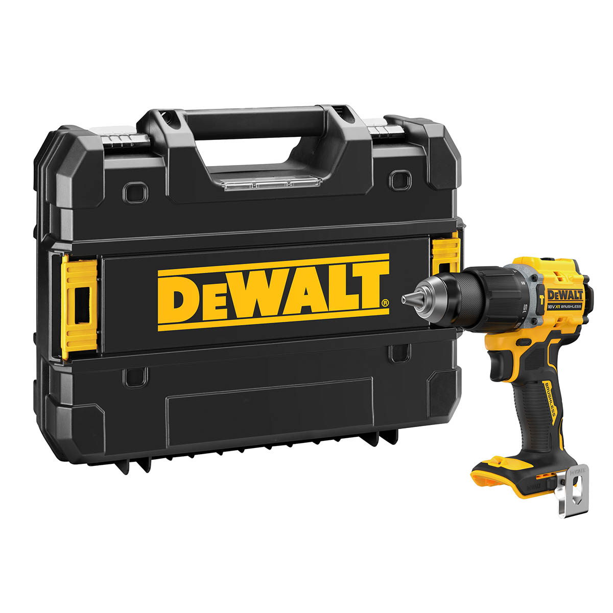 DeWalt DCD799NT-XJ Brushless Κρουστικό Δραπανοκατσάβιδο Μπαταρίας 18V Li-Ion 74Nm Με Βαλίτσα T-Stak