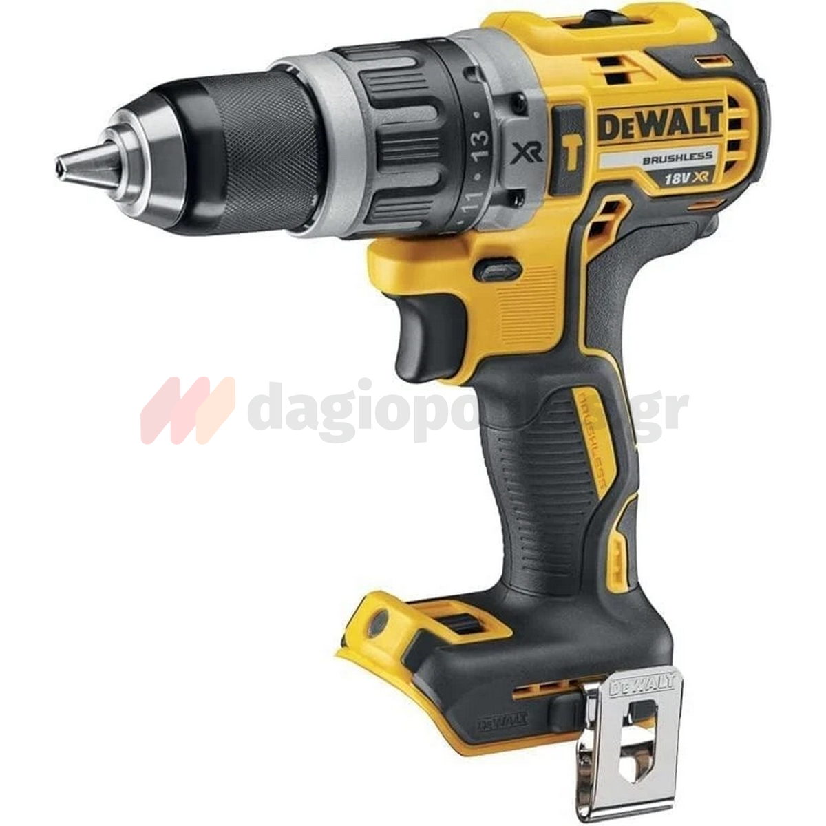 DeWalt DCD799NT-XJ Brushless Κρουστικό Δραπανοκατσάβιδο Μπαταρίας 18V Li-Ion 74Nm Με Βαλίτσα T-Stak