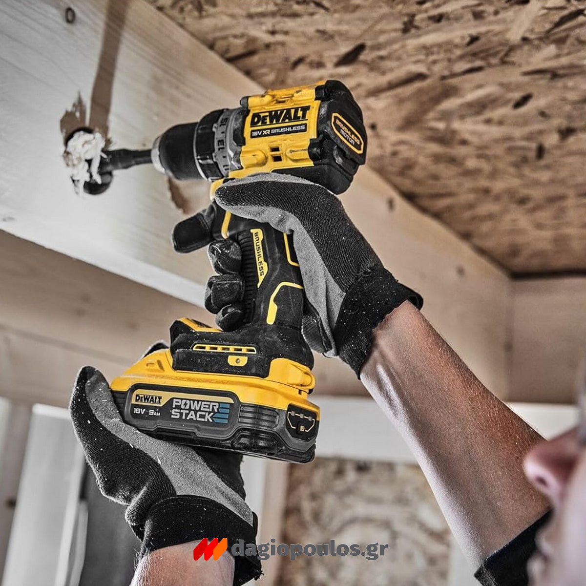 DeWalt DCD800H2T-QW Brushless Δραπανοκατσάβιδο Μπαταρίας 18V Li-Ion Με 2 Μπαταρίες 5.0Ah & Βαλίτσα T-Stak