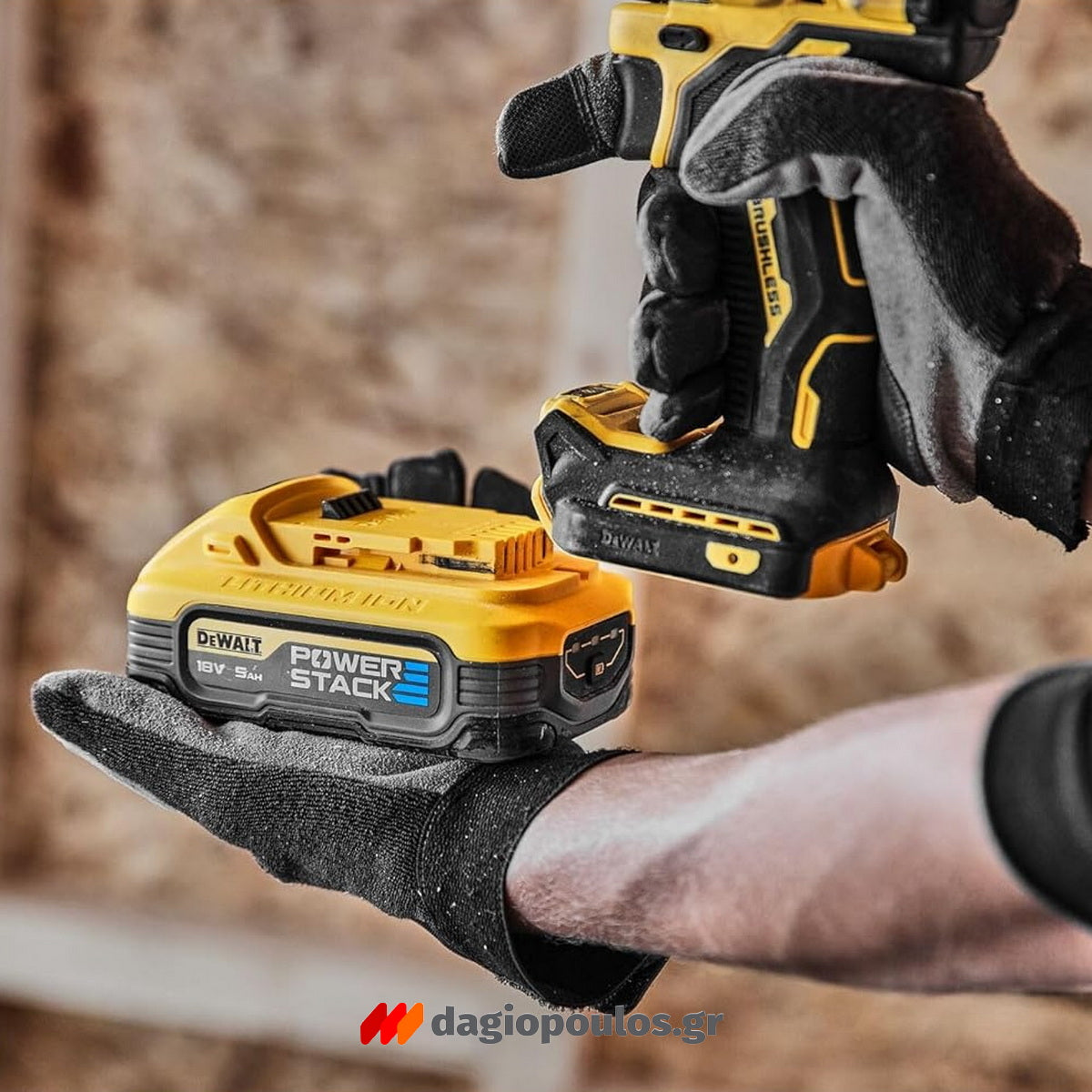 DeWalt DCD800H2T-QW Brushless Δραπανοκατσάβιδο Μπαταρίας 18V Li-Ion Με 2 Μπαταρίες 5.0Ah & Βαλίτσα T-Stak