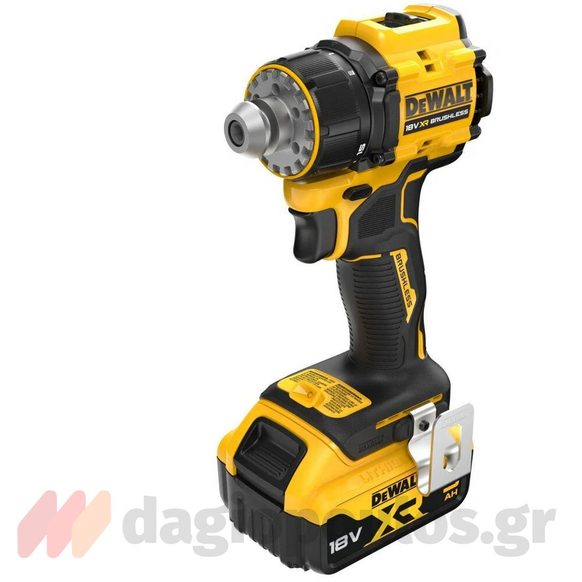 DeWalt DCD803P2T-QW Brushless Δραπανοκατσάβιδο Μπαταρίας Πολλαπλών Κεφαλών 18V Li-Ion Με 2 Μπατ.5.0Ah - Βαλίτσα T-STAK