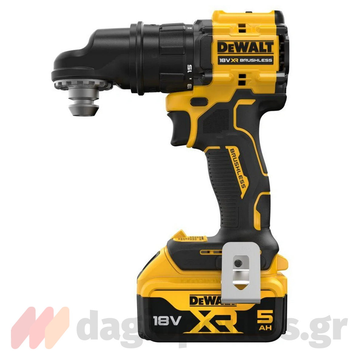 DeWalt DCD803P2T-QW Brushless Δραπανοκατσάβιδο Μπαταρίας Πολλαπλών Κεφαλών 18V Li-Ion Με 2 Μπατ.5.0Ah - Βαλίτσα T-STAK