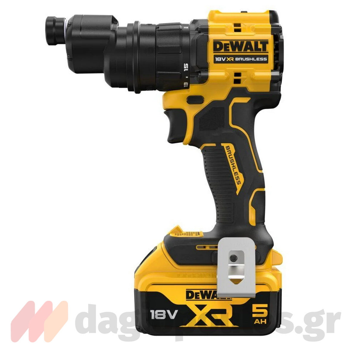 DeWalt DCD803P2T-QW Brushless Δραπανοκατσάβιδο Μπαταρίας Πολλαπλών Κεφαλών 18V Li-Ion Με 2 Μπατ.5.0Ah - Βαλίτσα T-STAK