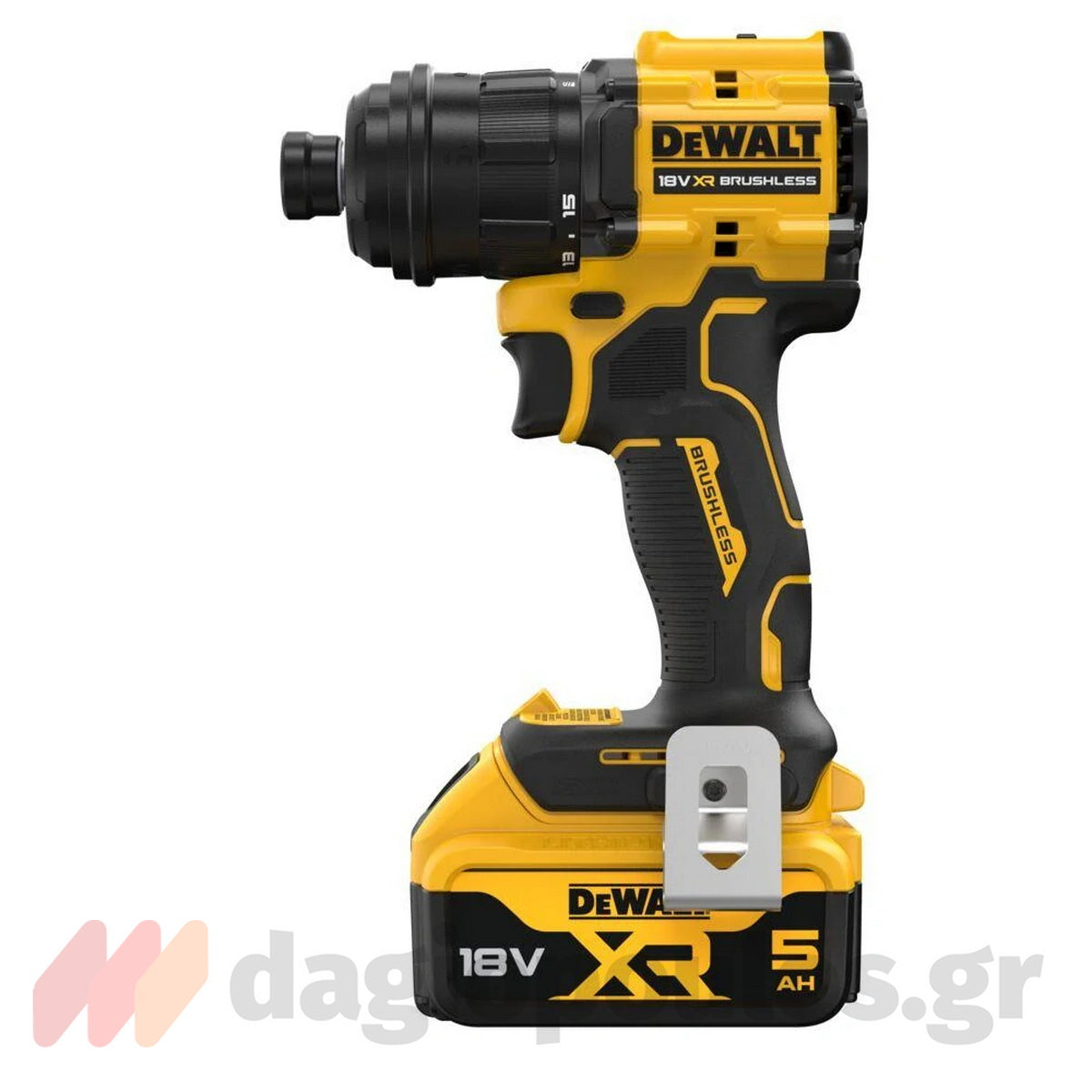 DeWalt DCD803P2T-QW Brushless Δραπανοκατσάβιδο Μπαταρίας Πολλαπλών Κεφαλών 18V Li-Ion Με 2 Μπατ.5.0Ah - Βαλίτσα T-STAK