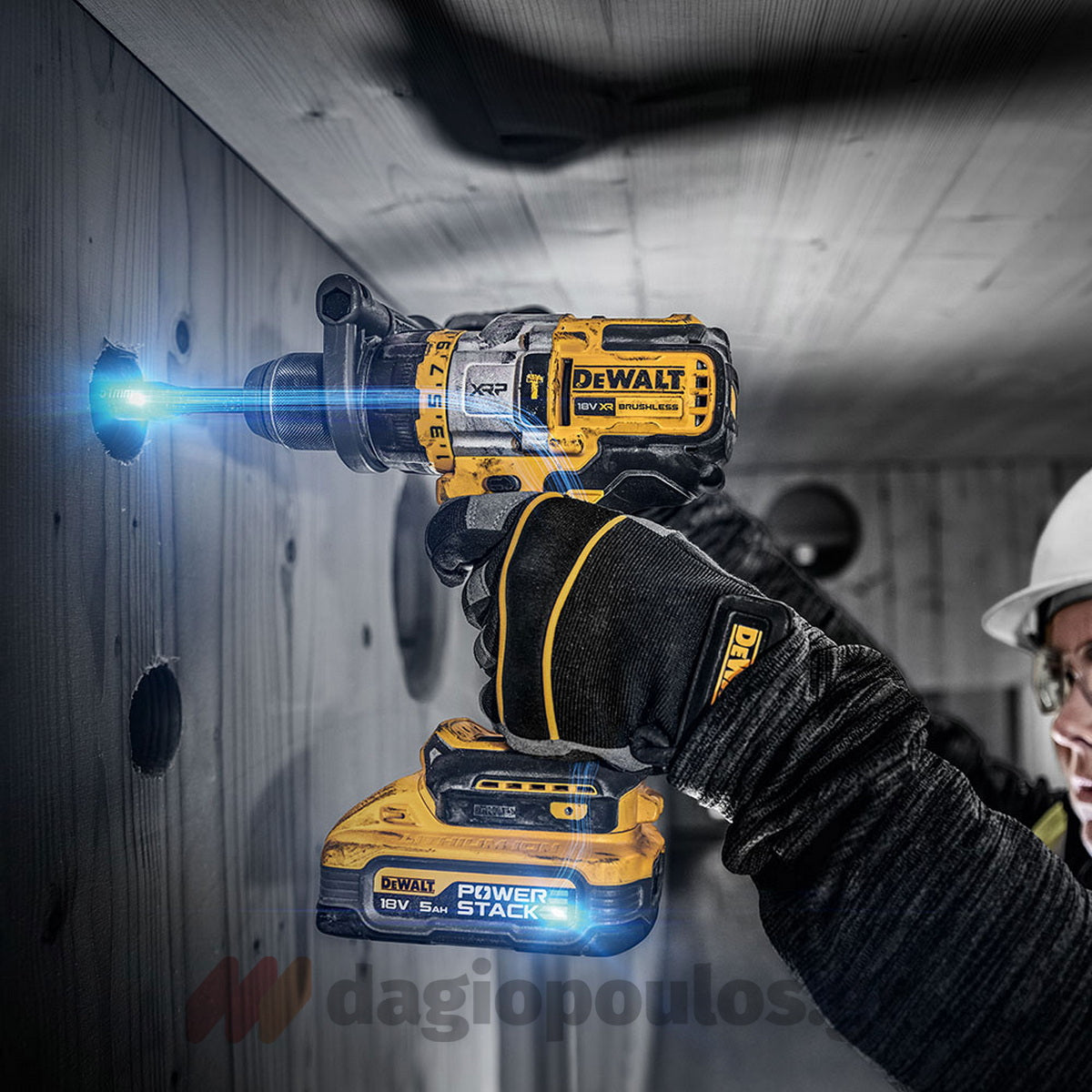 DeWalt DCD999H2T Brushless Κρουστικό Δραπανοκατσάβιδο Μπαταρίας 18V Li-Ion Με 2 Μπαταρίες 5.0Ah & Βαλίτσα T-Stak