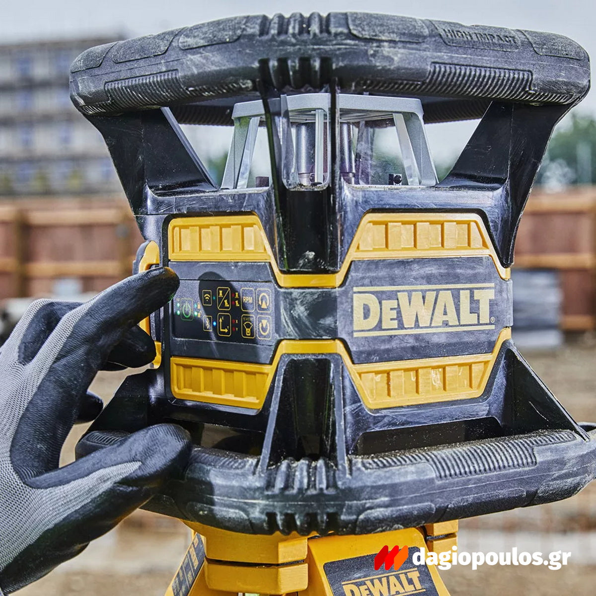 Dewalt DCE079D1R-QW Περιστροφικό Αλφάδι Laser Κόκκινης Δέσμης 18V Li-Ion Με Μπαταρία 2.0Ah