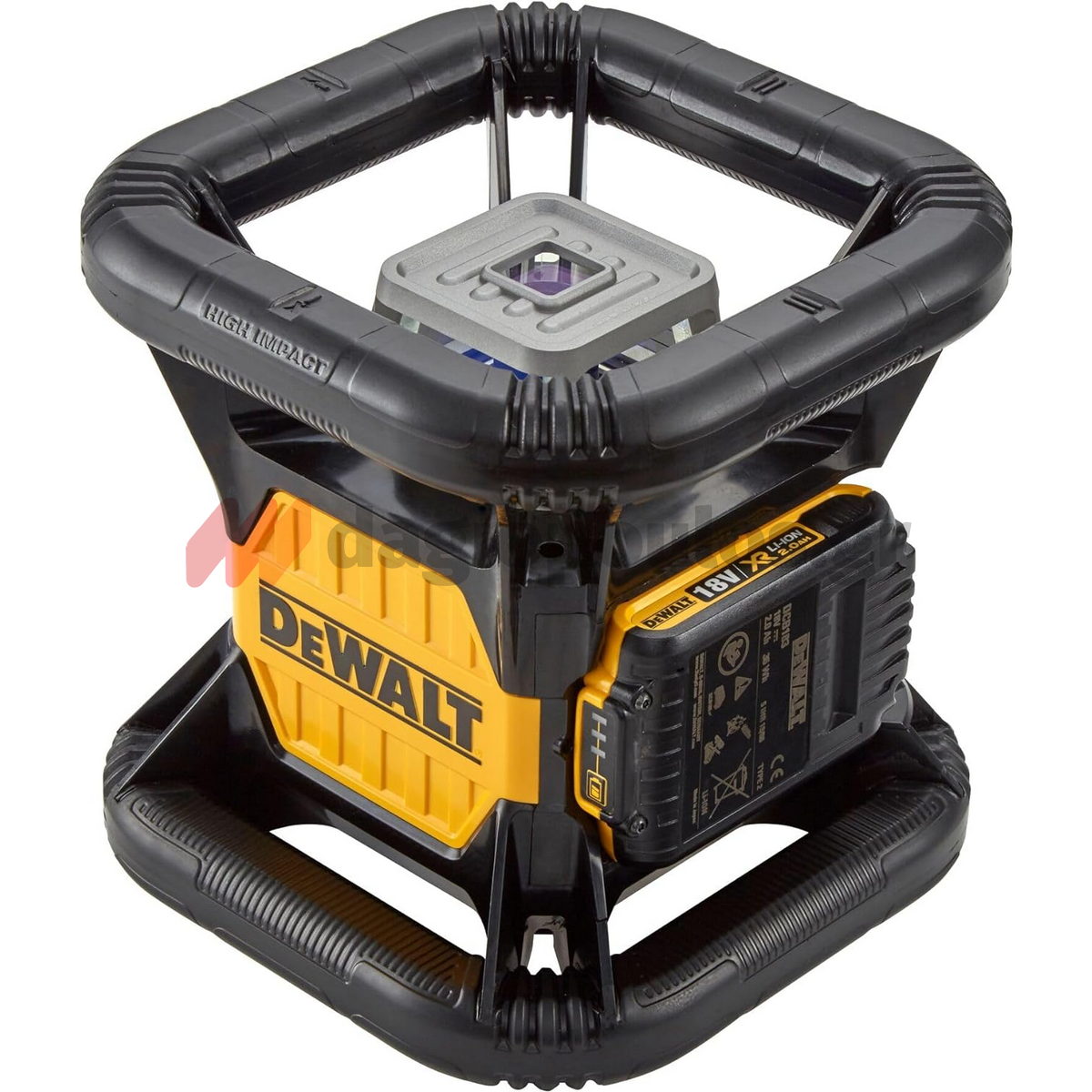 Dewalt DCE079D1R-QW Περιστροφικό Αλφάδι Laser Κόκκινης Δέσμης 18V Li-Ion Με Μπαταρία 2.0Ah