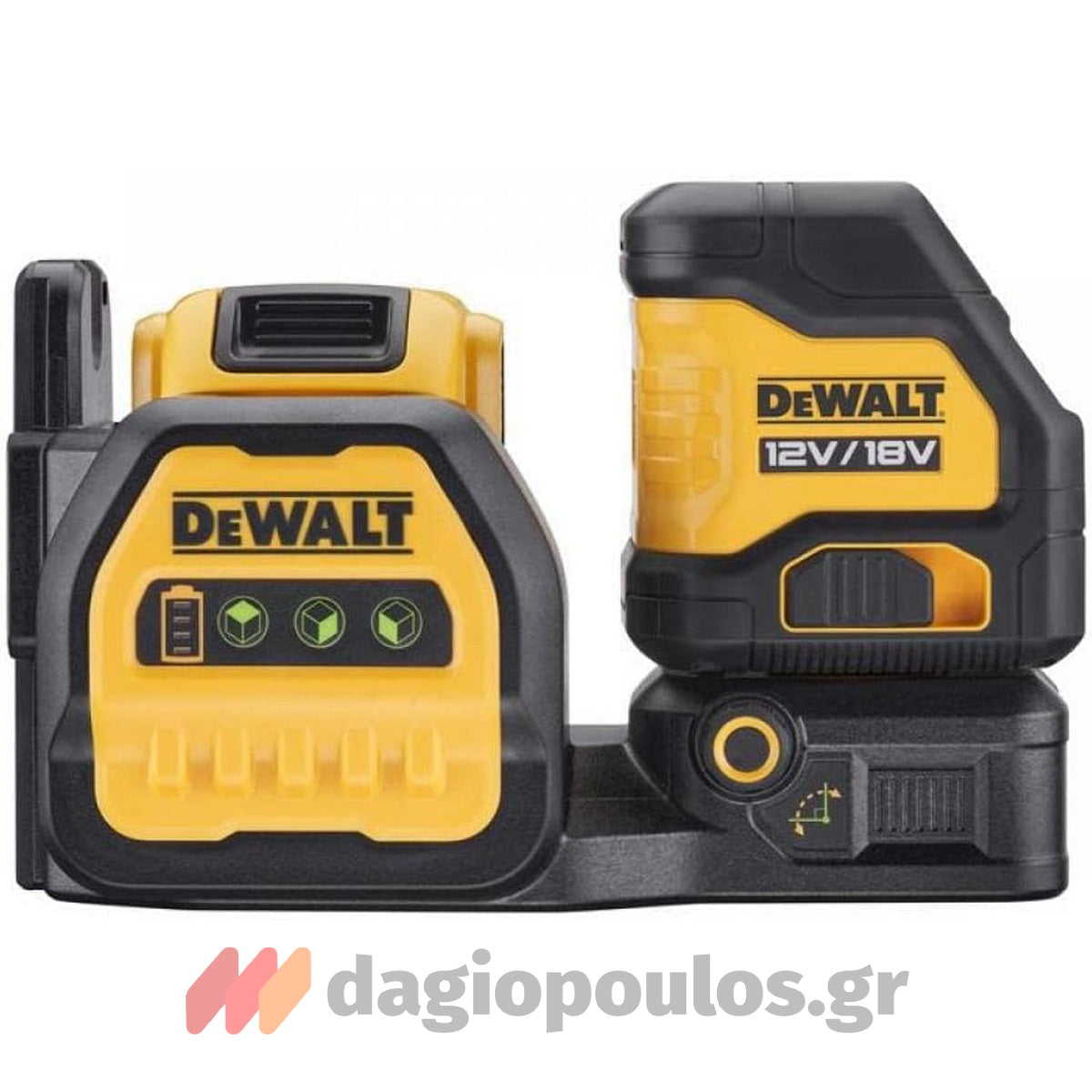 DeWalt DCE088D1G18-QW Αλφάδι Laser Πράσινης Δέσμης 12-18V Li-Ion Με Μπαταρία 2.0Ah - Βαλίτσα
