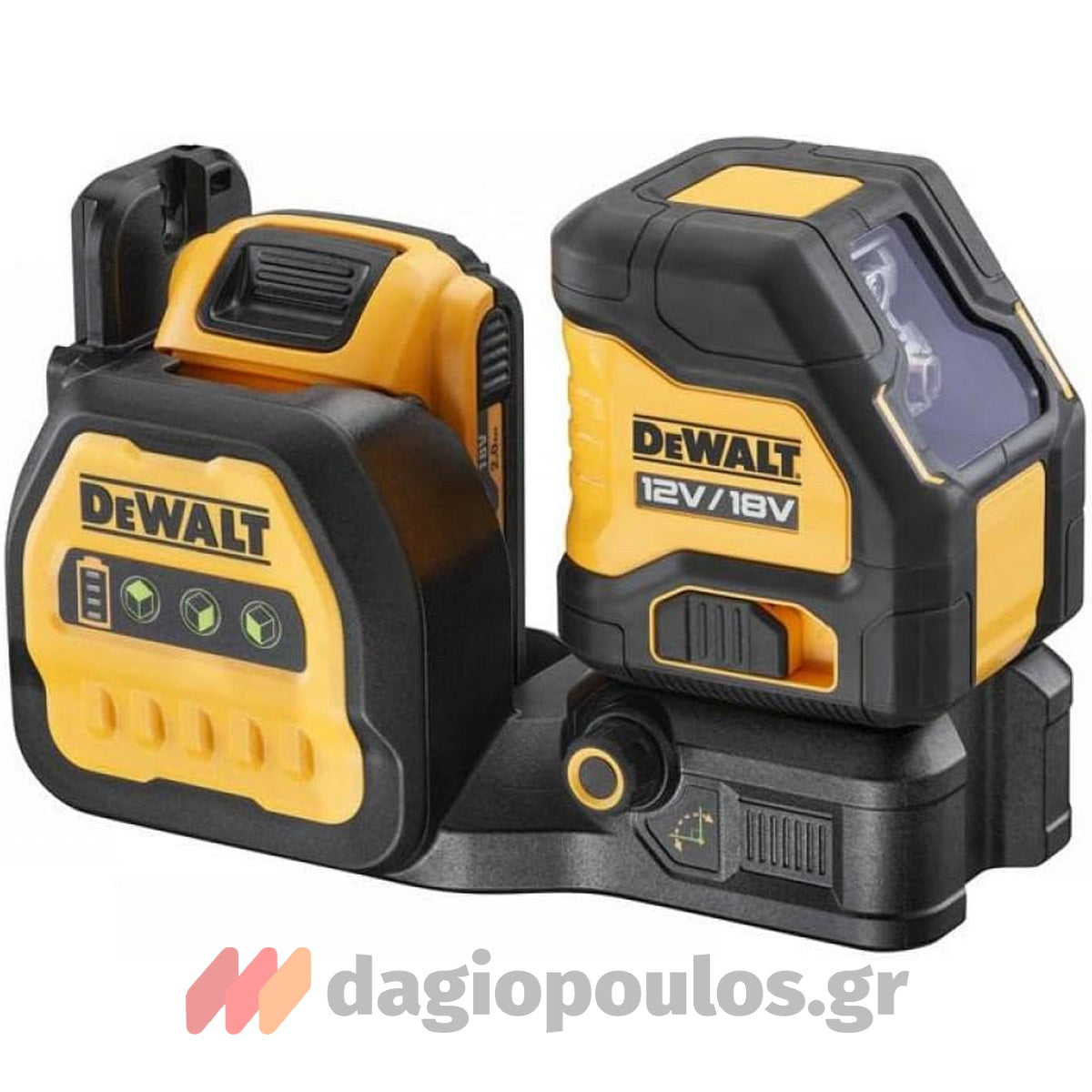 DeWalt DCE088D1G18-QW Αλφάδι Laser Πράσινης Δέσμης 12-18V Li-Ion Με Μπαταρία 2.0Ah - Βαλίτσα