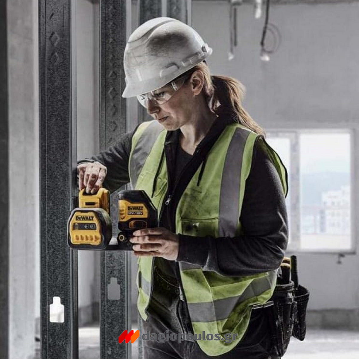 DeWalt DCE088D1G18-QW Αλφάδι Laser Πράσινης Δέσμης 12-18V Li-Ion Με Μπαταρία 2.0Ah - Βαλίτσα