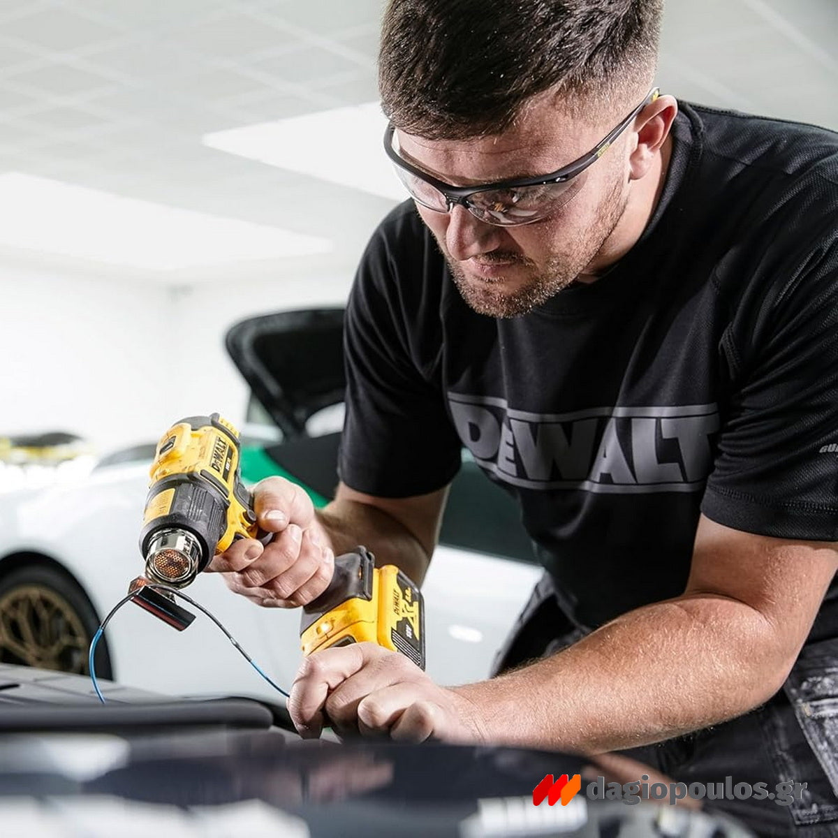 DeWalt DCE530N-XJ Πιστόλι Θερμού Αέρα Μπαταρίας 18V Li-Ion 2 Ταχυτήτων SOLO