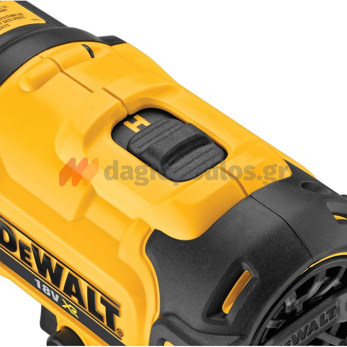 DeWalt DCE530N-XJ Πιστόλι Θερμού Αέρα Μπαταρίας 18V Li-Ion 2 Ταχυτήτων SOLO