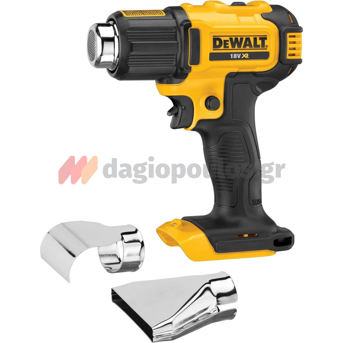 DeWalt DCE530N-XJ Πιστόλι Θερμού Αέρα Μπαταρίας 18V Li-Ion 2 Ταχυτήτων SOLO