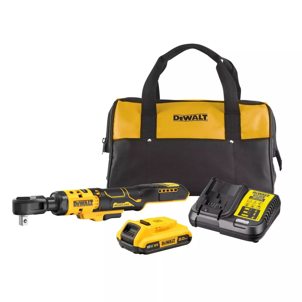 DeWalt DCF512D1QW Brushless Καστάνια Μπαταρίας 18V Li-Ion 12" 95NMm Με Μπαταρία 2.0Ah & Τσάντα Μεταφοράς