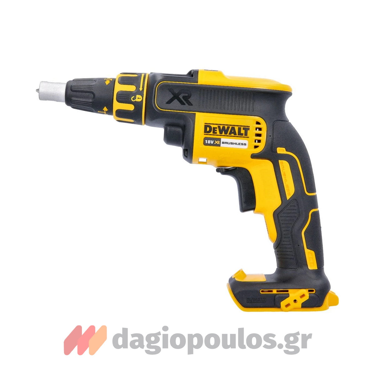 DeWalt DCK308DM-QW Brushless Συλλογή Πνευματικό Πιστολέτο, Κατσαβίδι Γυψοσανίδας, Γωνιακός Τροχός 18V Li-Ion Με 2 Μπαταρίες & Τσάντα
