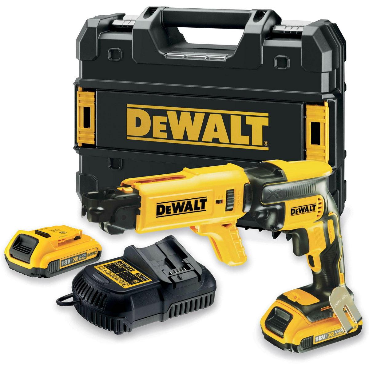 DeWalt DCF620D2K-QW Brushless Κατσαβίδι Γυψοσανίδας Μπαταρίας 18V Li-Ion Με 2 Μπατ.2.0Ah XR - Τροφοδότη Δεσμίδας - Φορτιστή - Βαλίτσα T-Stak