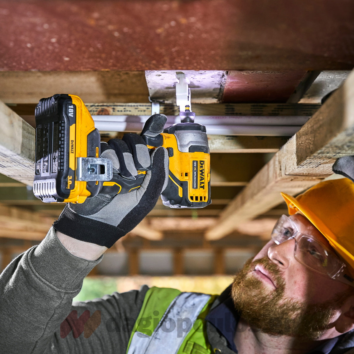 DeWalt DCK2062L2T Brushless Σετ Κρουστικό Δραπανοκατσάβιδο & Παλμικό Κατσαβίδι 18V Li-Ion Με 2 Μπαταρίες 3.0Ah & Βαλίτσα T-Stak